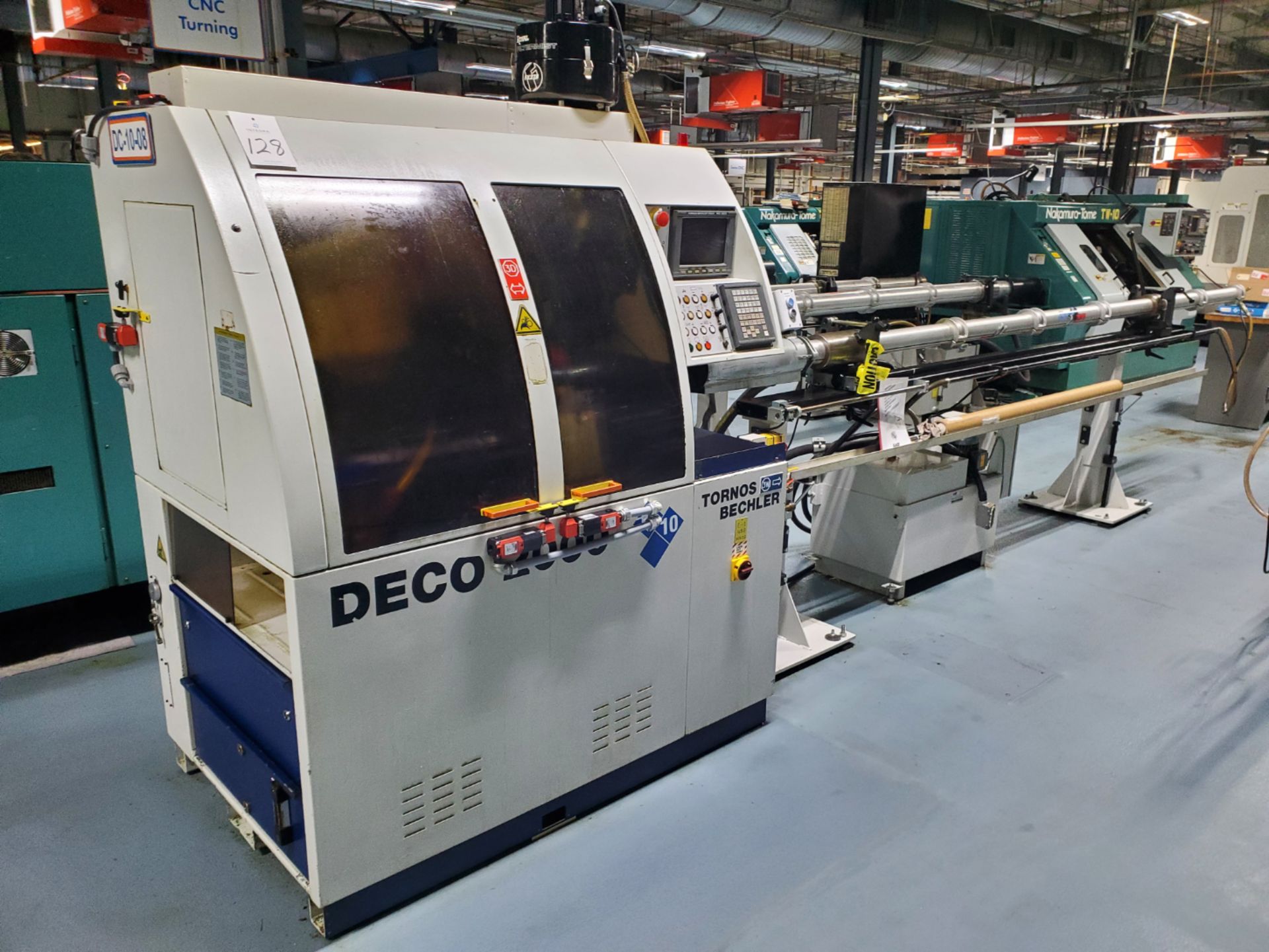 Tornos Bechler Deco 2000/10 9-Axis Sliding Headstock CNC Swiss-Type Screw Machine - Image 3 of 16