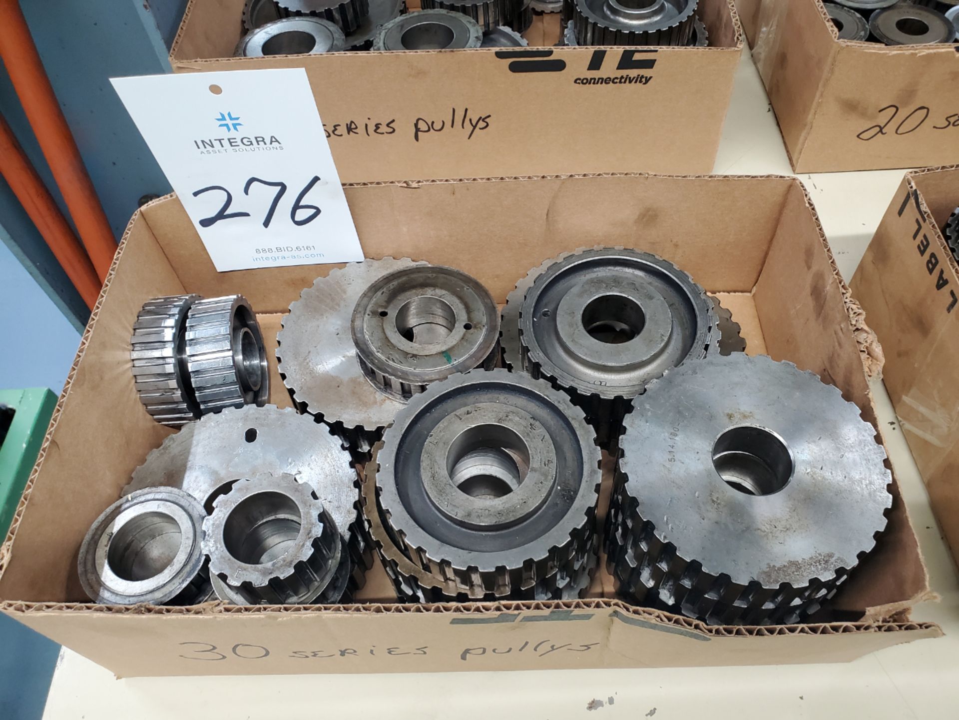 Lot Assorted Series 30 Drive Pulleys