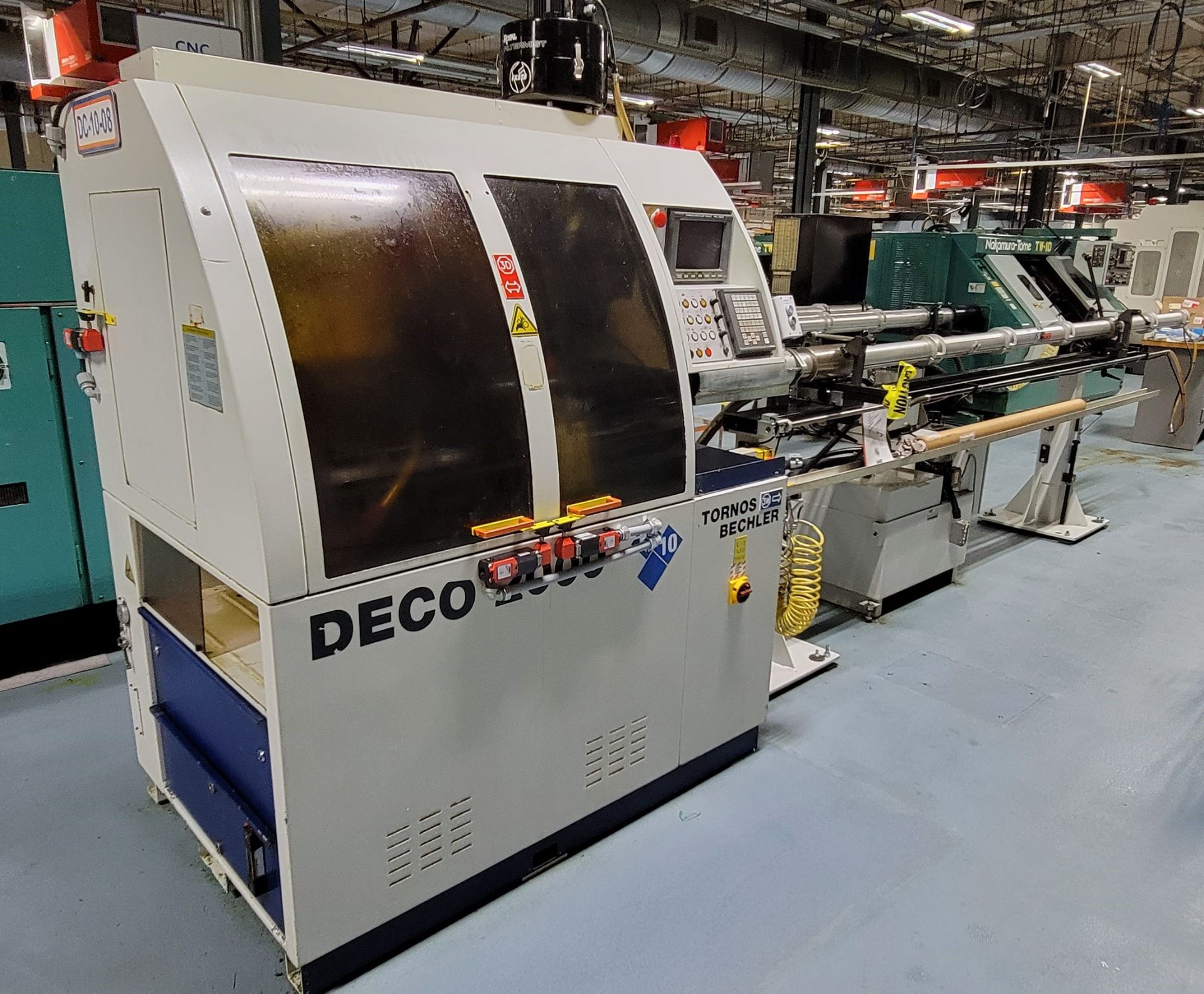 Tornos Bechler Deco 2000/10 9-Axis Sliding Headstock CNC Swiss-Type Screw Machine - Image 2 of 16