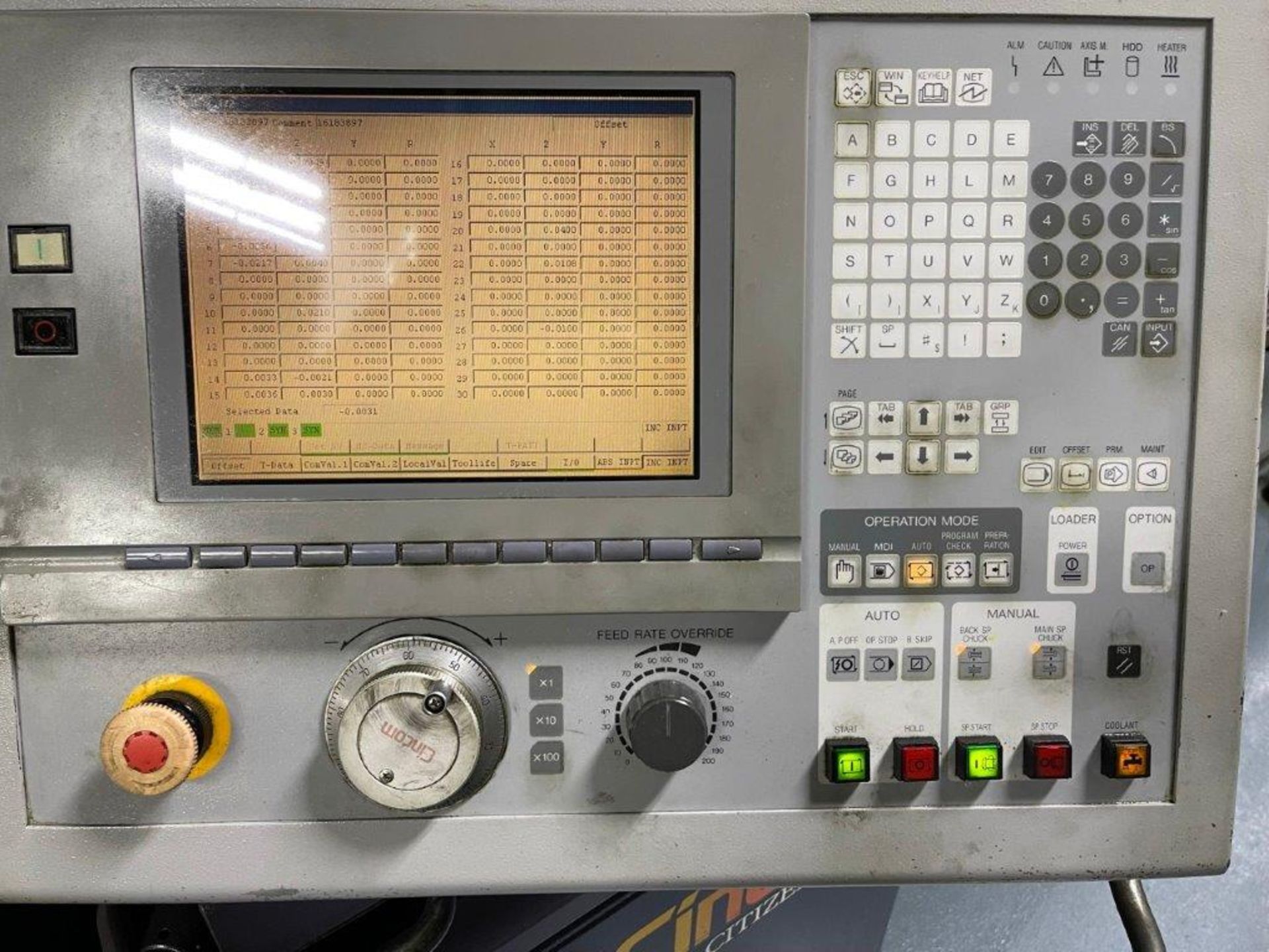 Citizen Cincom M-12 Swiss-Type Automatic CNC Lathe - Image 5 of 9