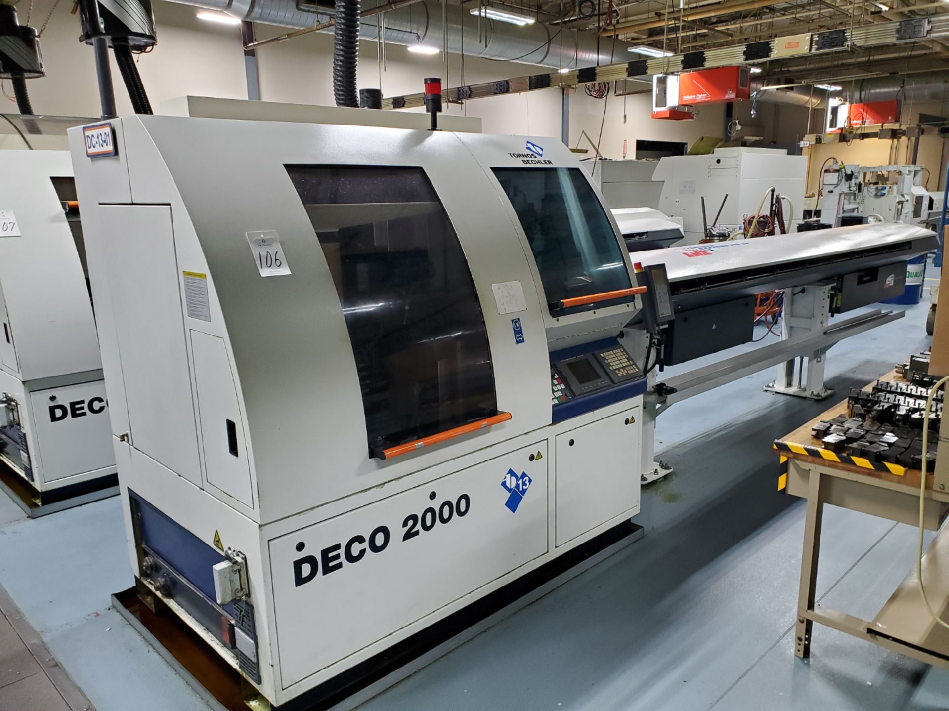 Tornos Bechler Deco 2000/13 10-Axis Sliding Headstock CNC Swiss-Type Screw Machine