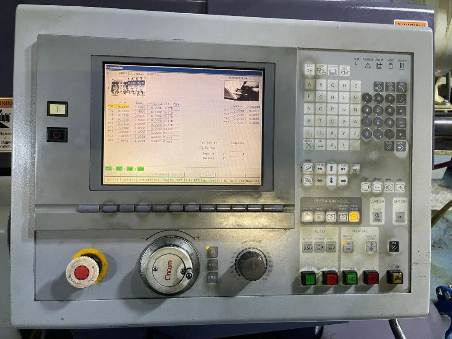 Citizen Cincom M-20 III Swiss-Type CNC Lathe - Image 11 of 12