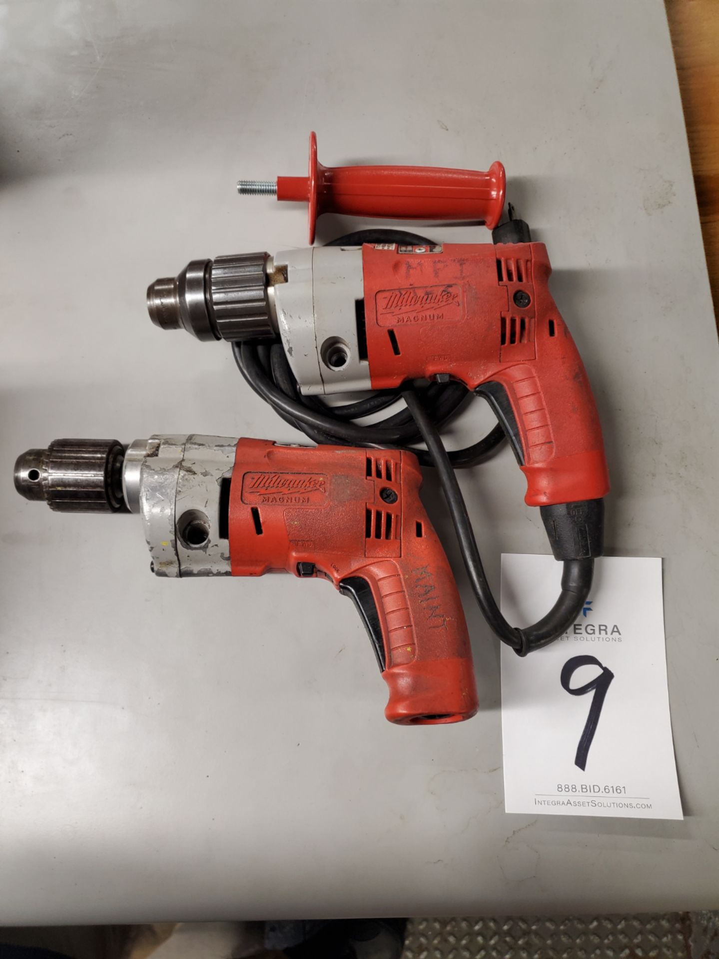 (2) Assorted 1/2" Milwaukee Magnum Electric Drills