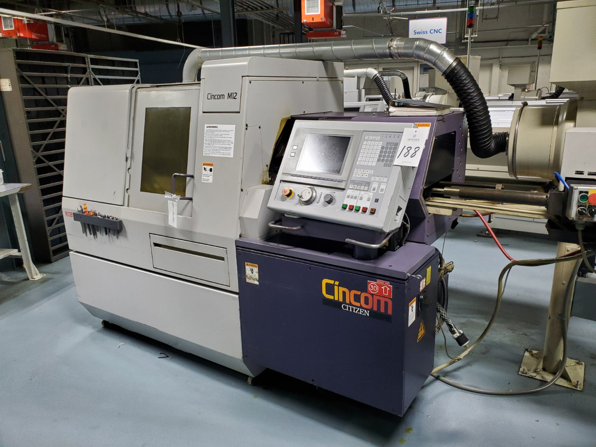 Citizen Cincom M-12 Swiss-Type Automatic CNC Lathe - Image 2 of 9