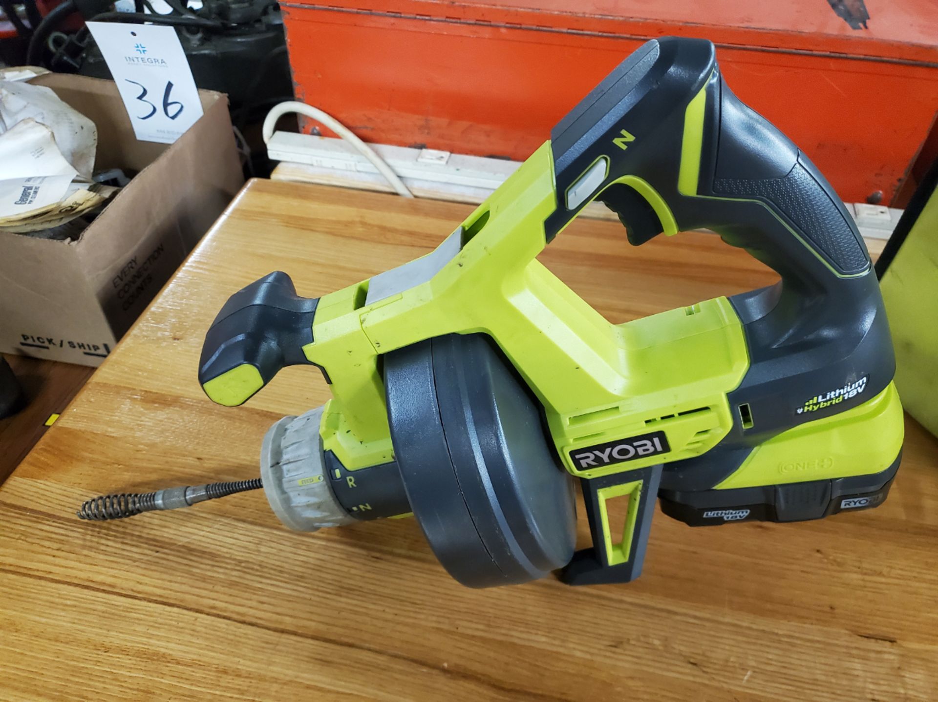 Ryobi P4002 Cordless Power Drain Cleaner - Image 2 of 3