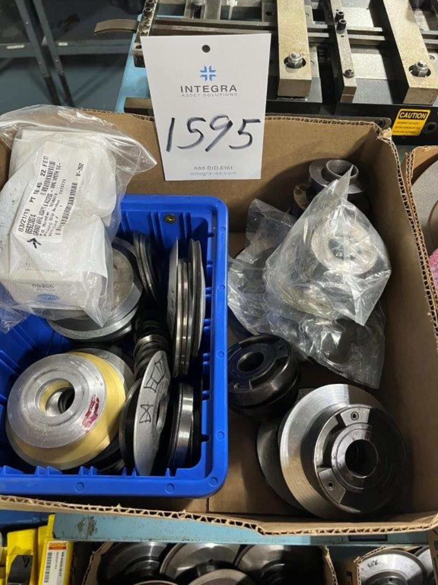 Lot of Assorted Grinding Wheel Arbors & Parts