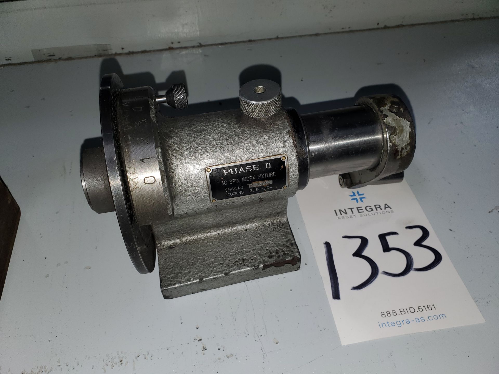 Phase II Horizontal Spin Collet Indexer