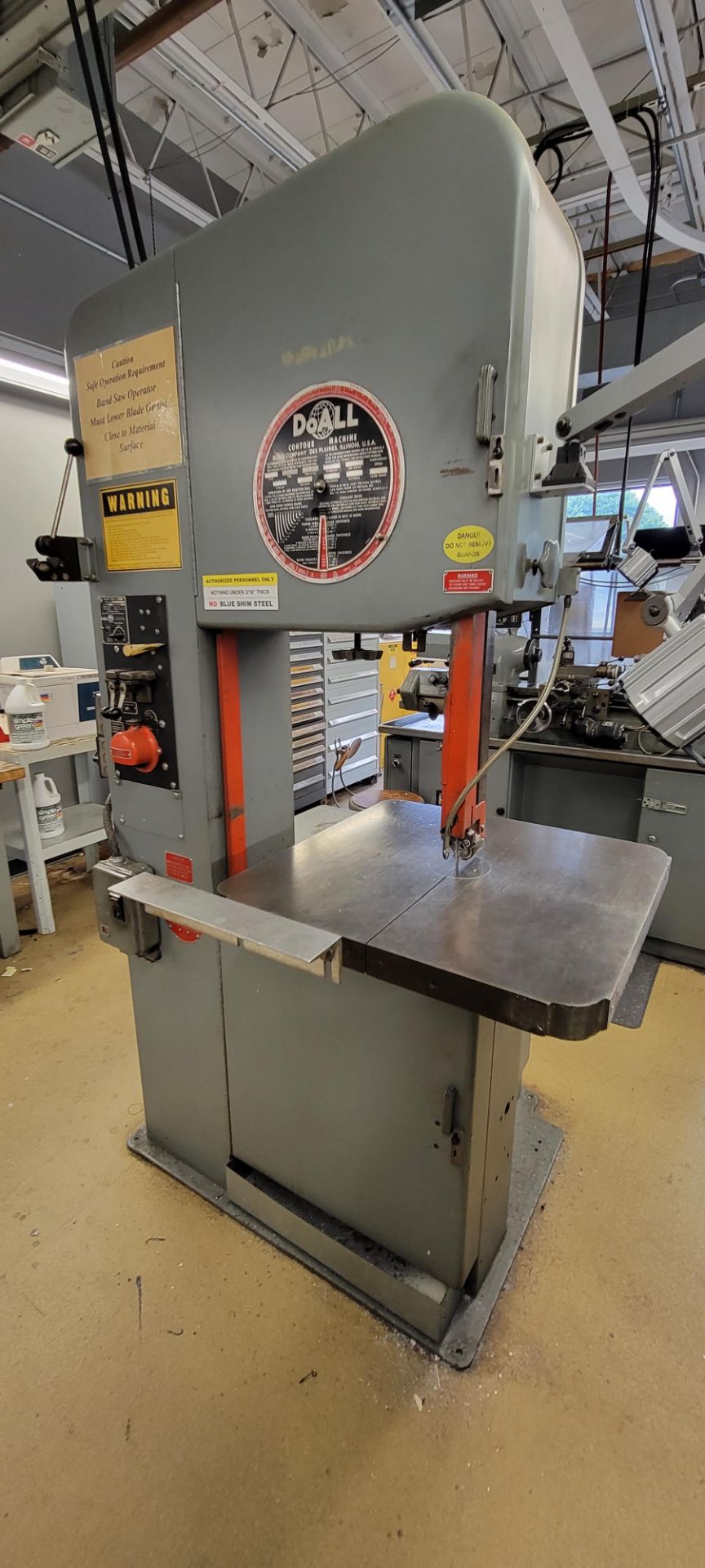 DoAll #2013V Vertical Band Saw