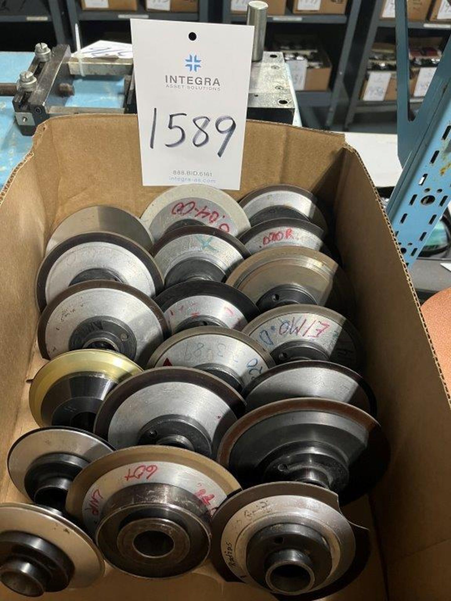 Lot of Assorted Grinding Wheels and Arbors
