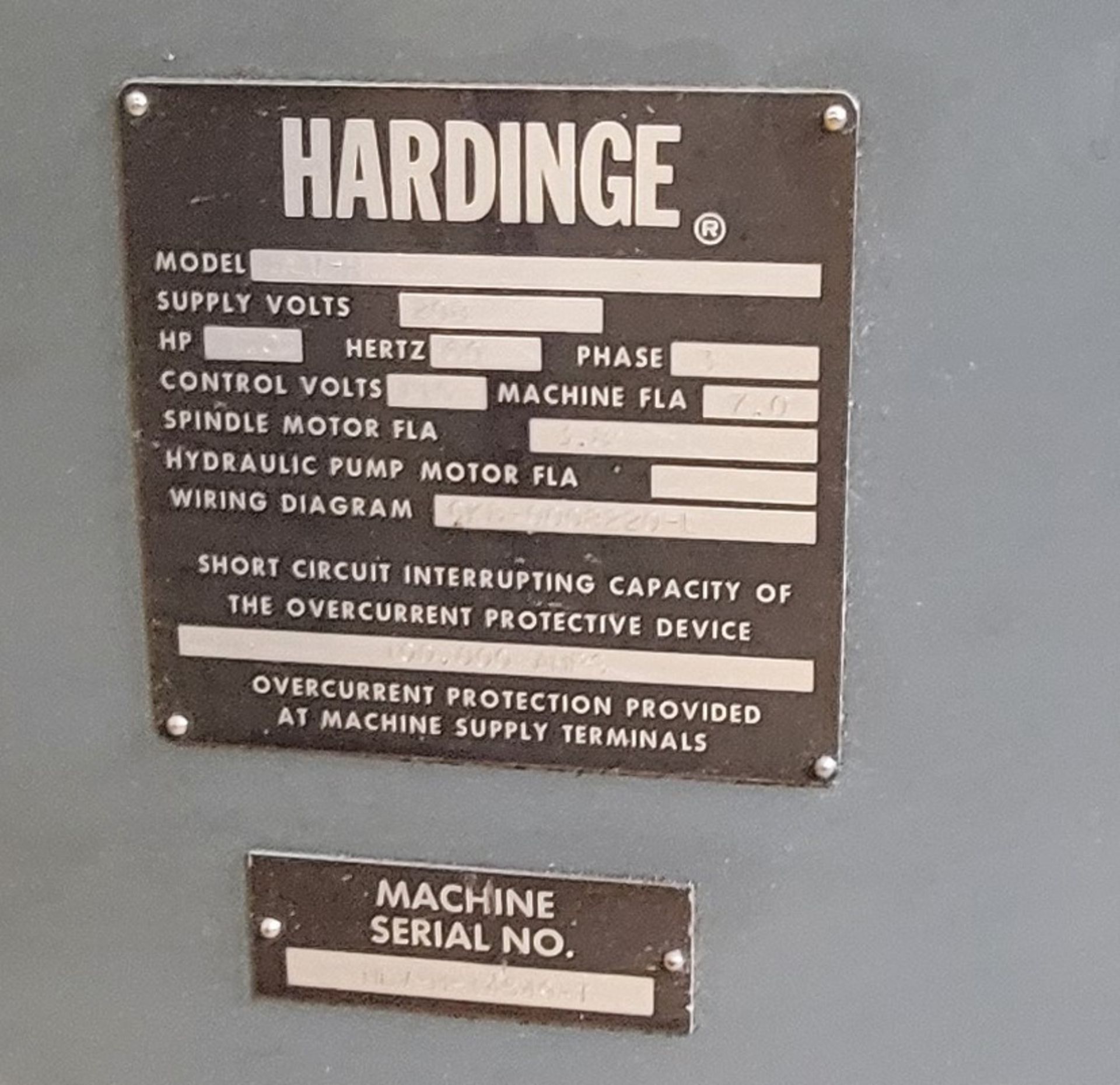 Hardinge #HLVH-EM Precision Toolroom Lathe - Image 6 of 6