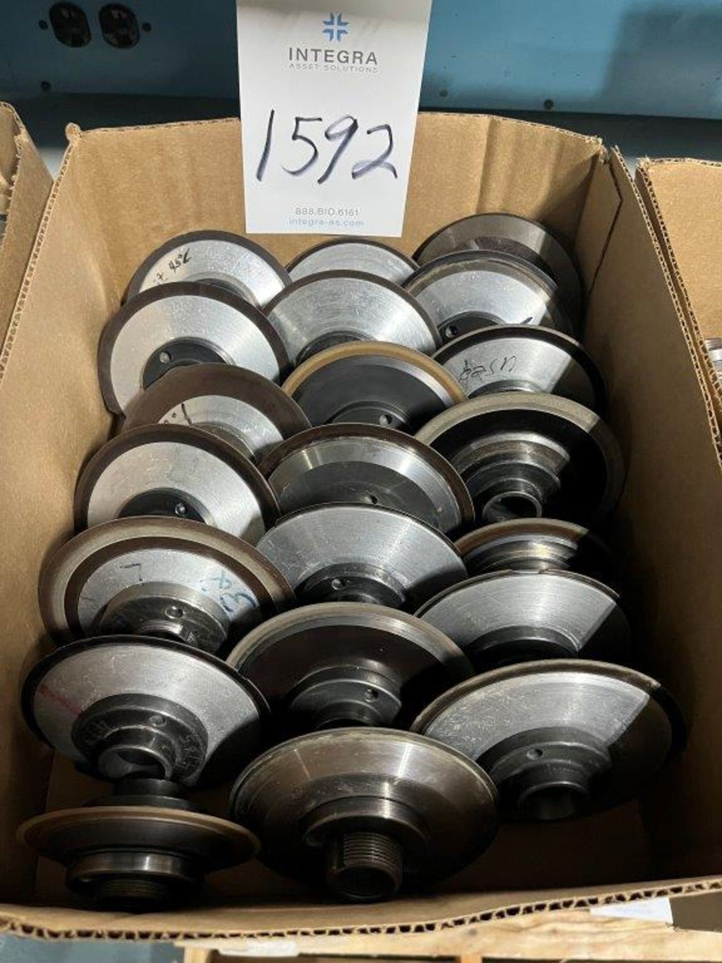 Lot of Assorted Grinding Wheels and Arbors