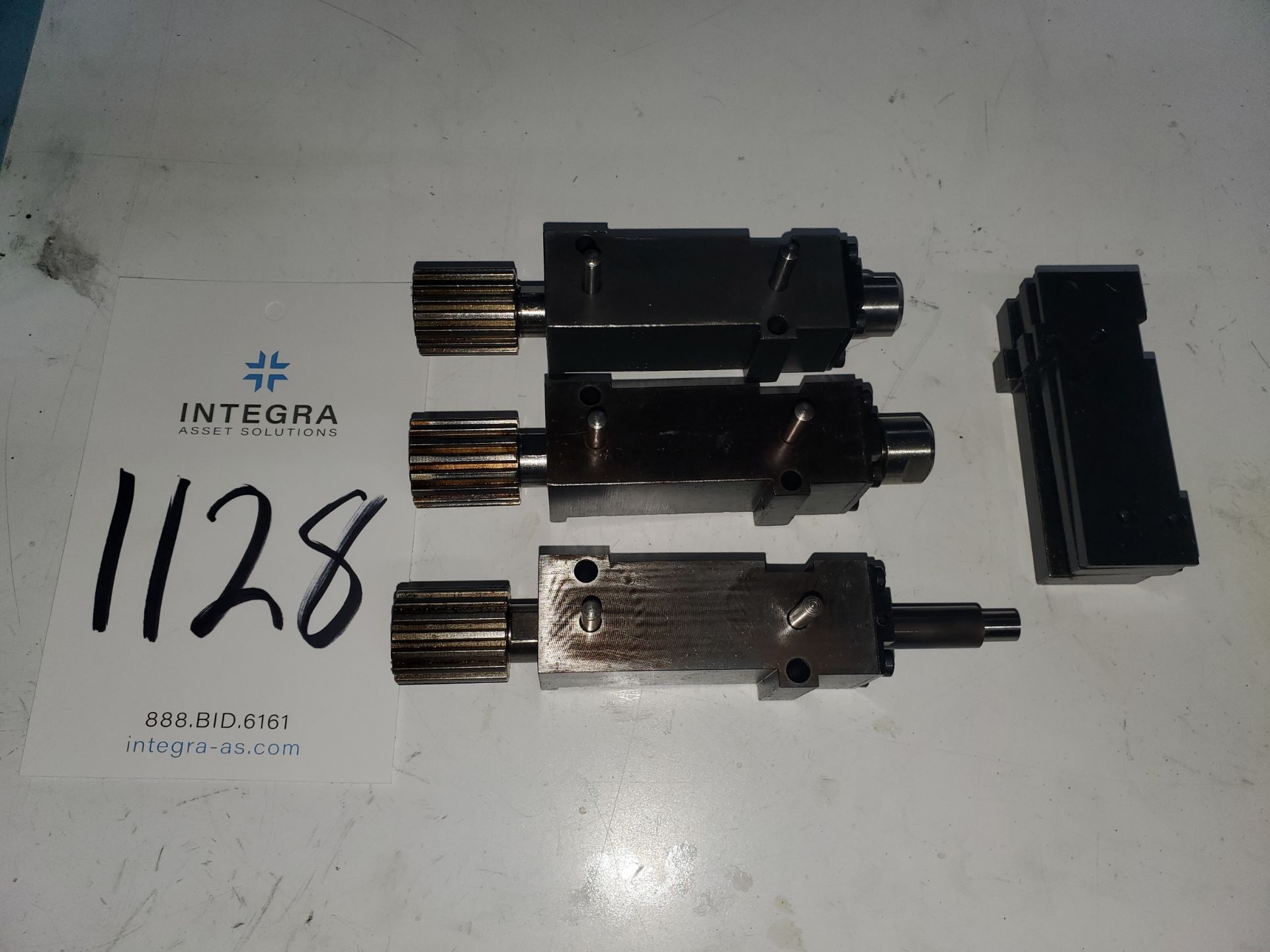 (3) Deco 10 Milling/Drilling Spindles w/ Spacer Plates
