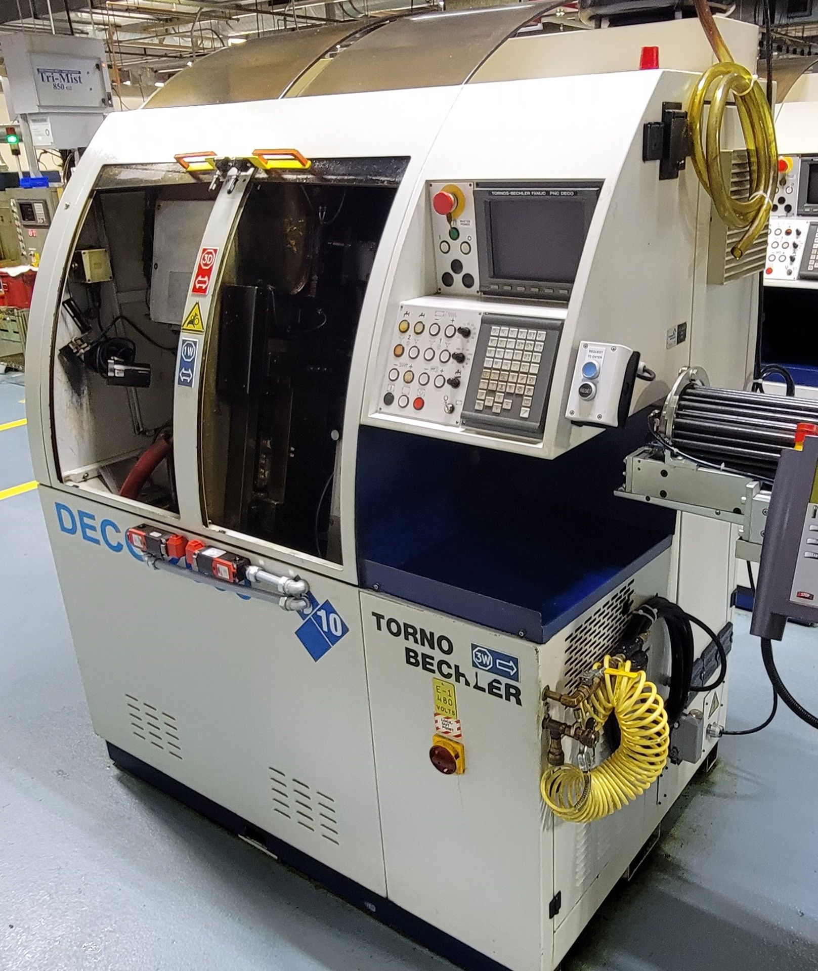 Tornos Bechler Deco 2000/10 9-Axis Sliding Headstock CNC Swiss-Type Screw Machine