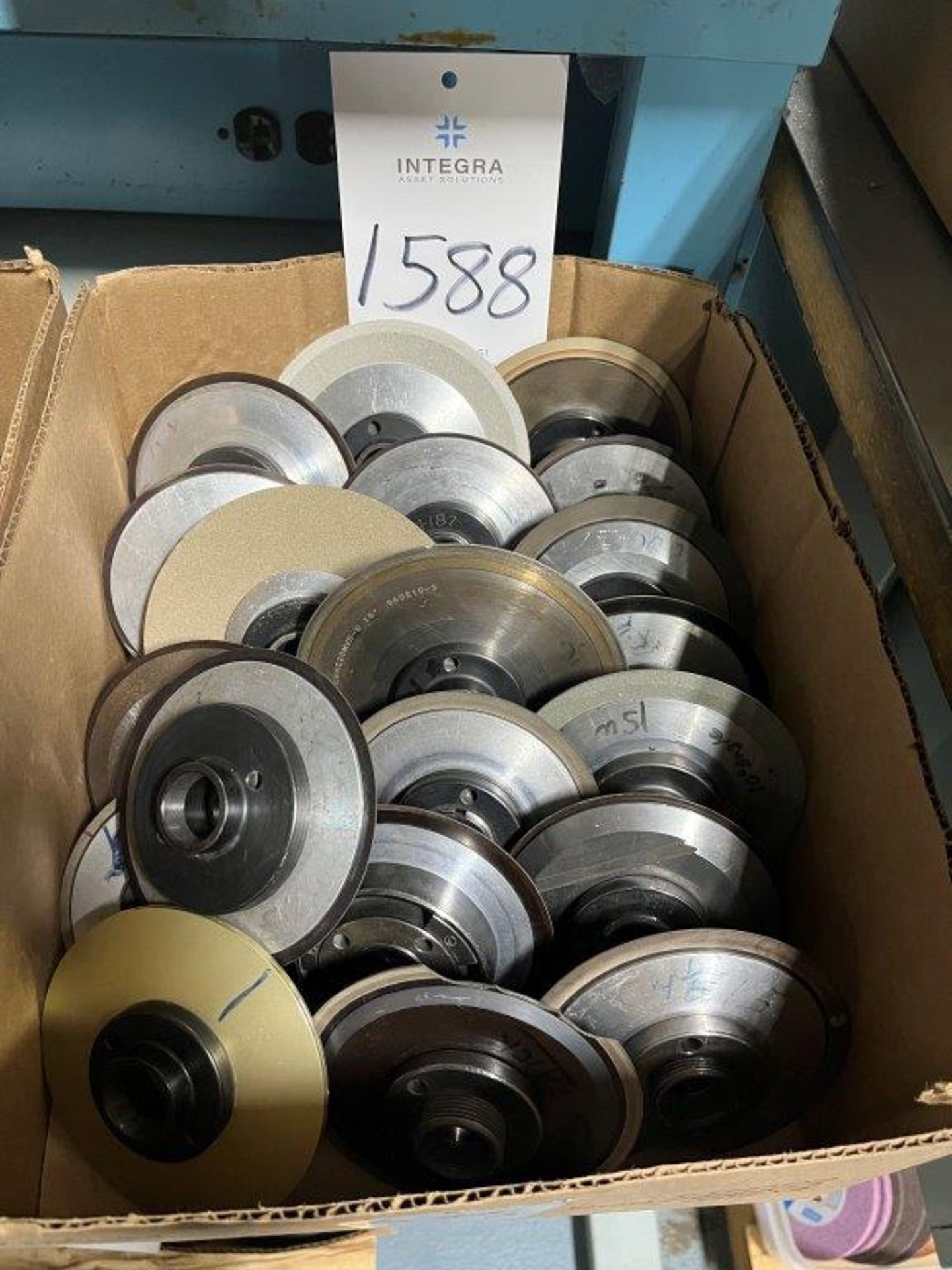 Lot of Assorted Grinding Wheels and Arbors