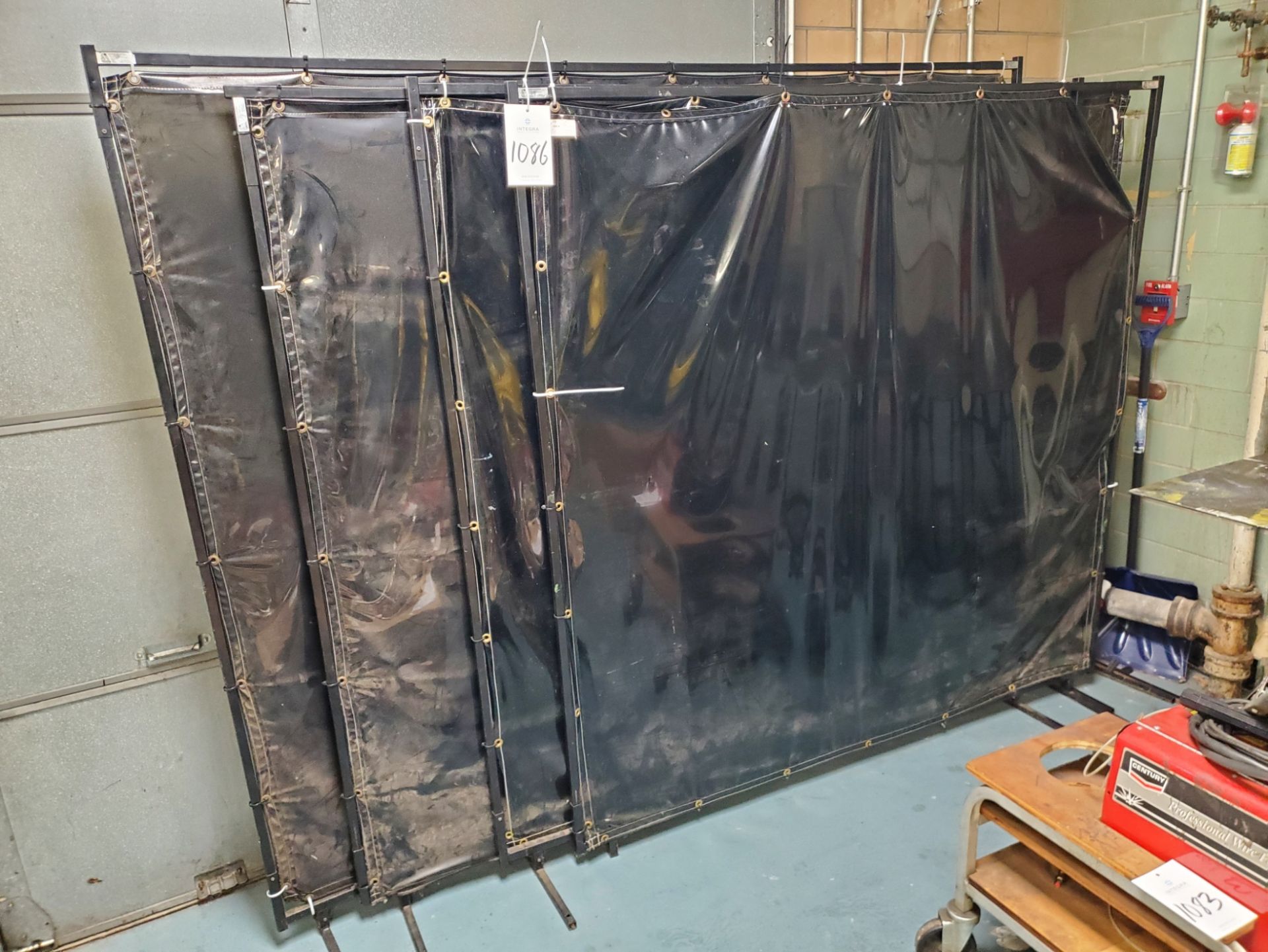 (4) Steiner 72" x 72" Welding Curtains