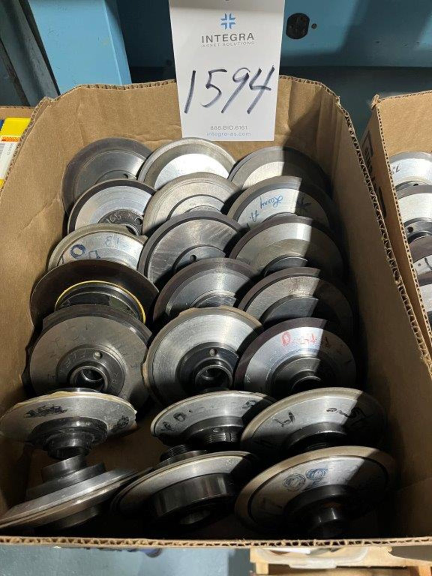 Lot of Assorted Grinding Wheels and Arbors