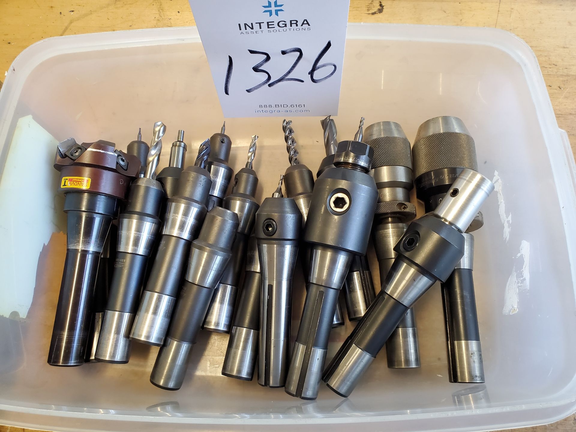 (17) Lot of Assorted R8 Tool Holders