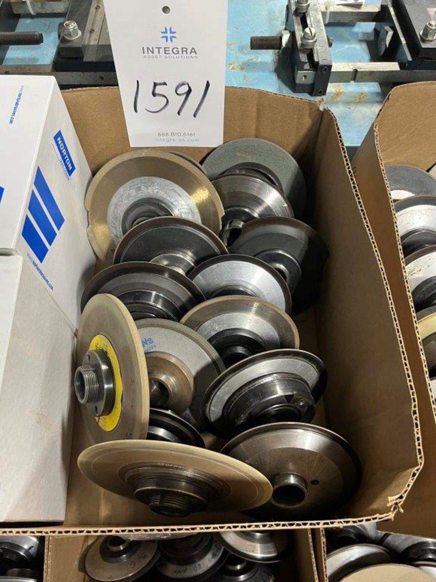 Lot of Assorted Grinding Wheels and Arbors