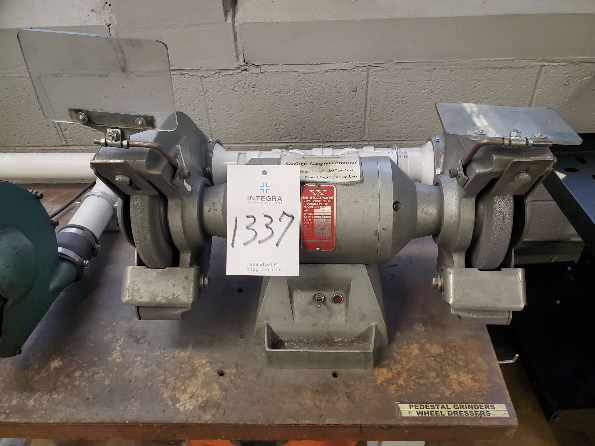 10" Wilton #158 Double End Bench Grinder