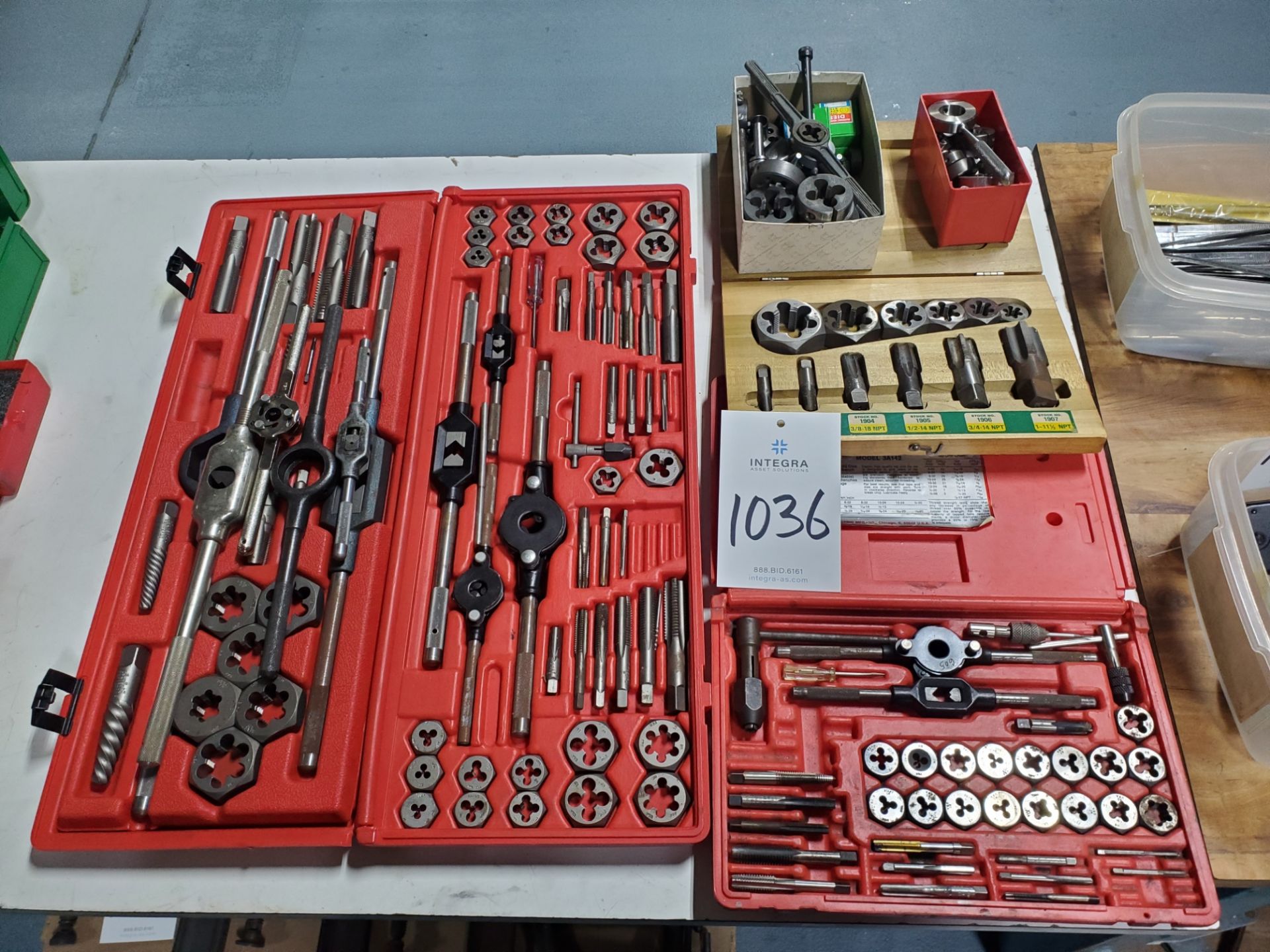 Lot of Assorted Taps & Dies