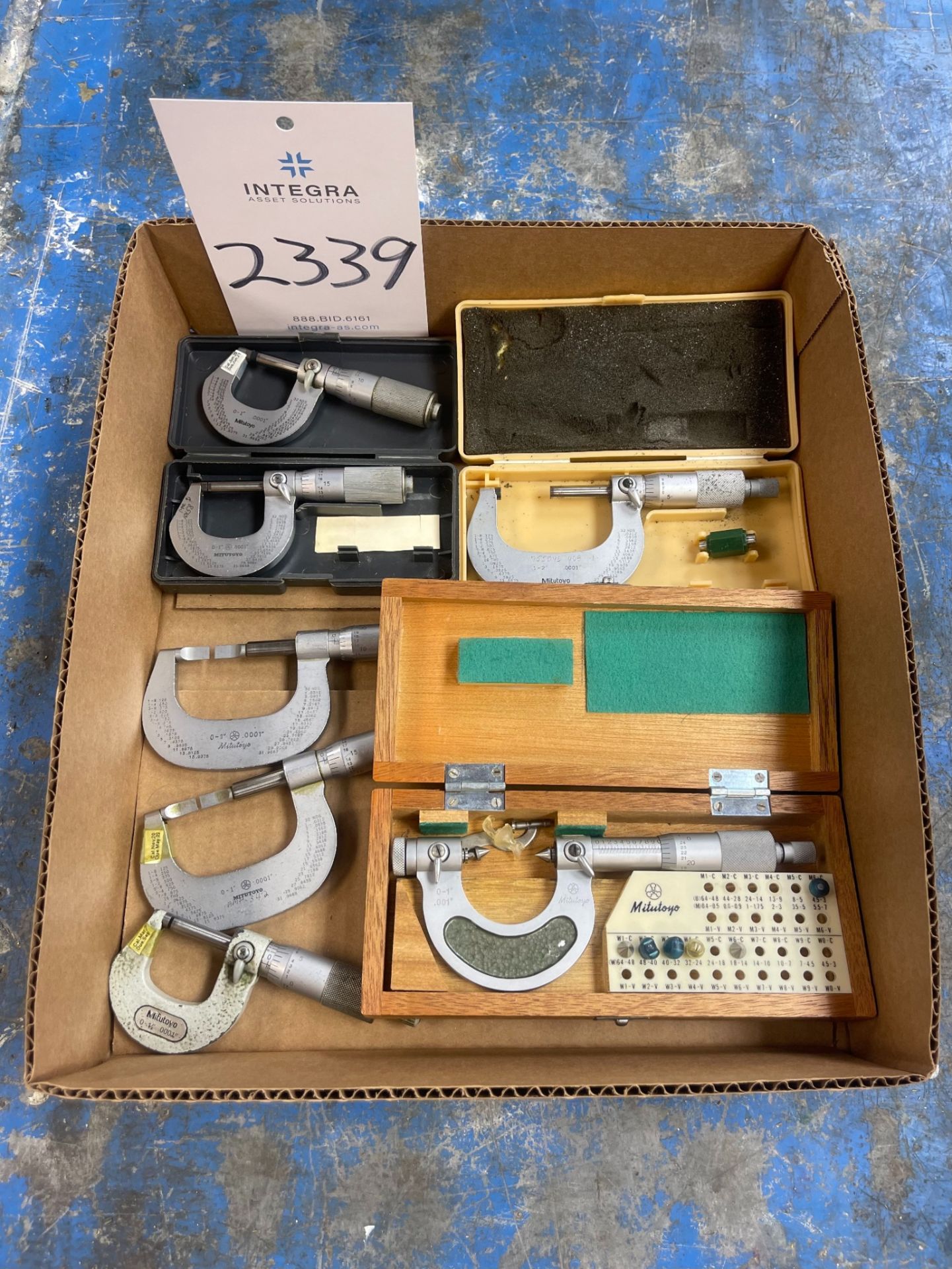 (7) Assorted Mitutoyo Outside Micrometers