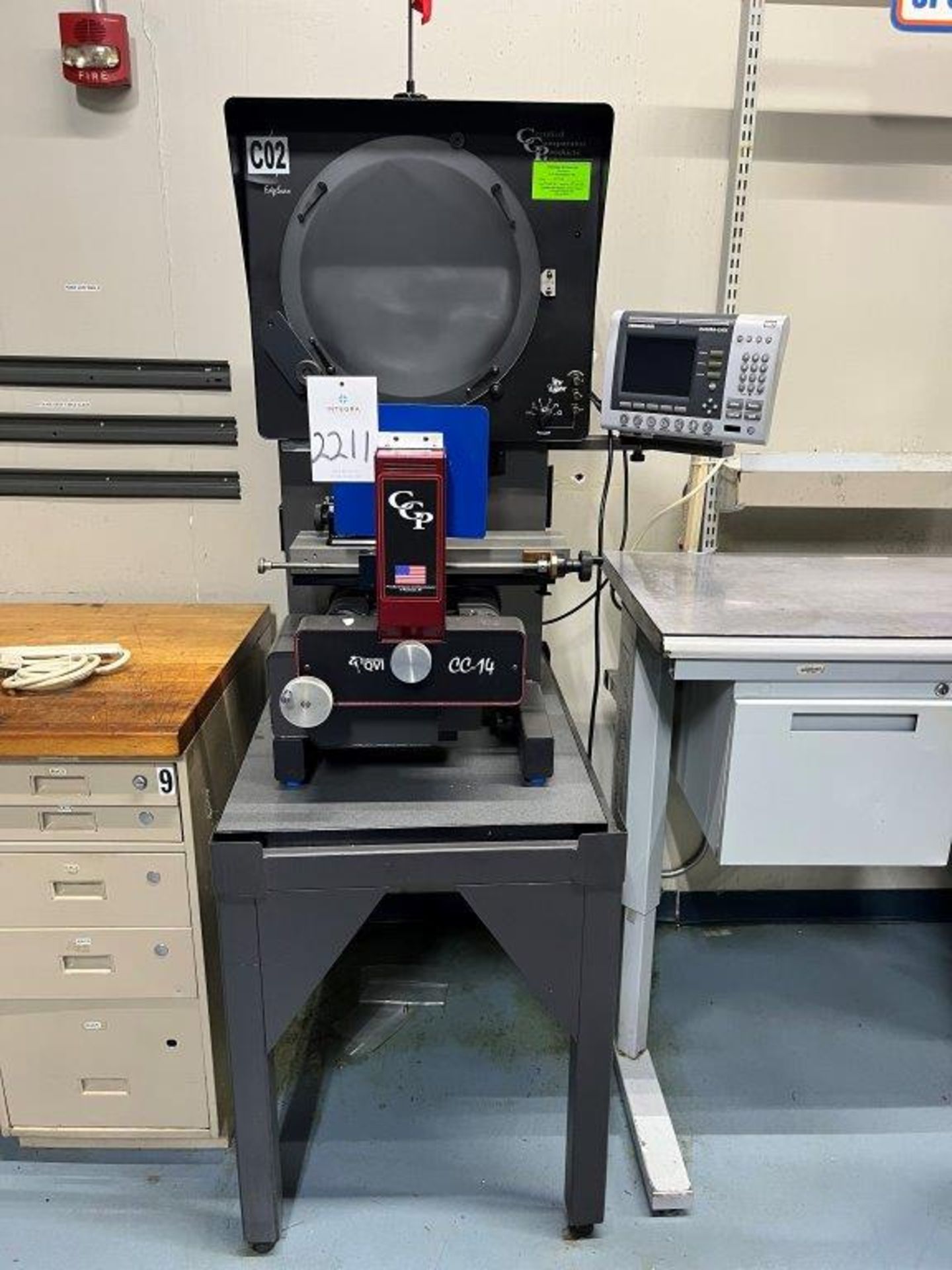 Certified Comparator Products CC-14 Edge Scan Optical Comparator