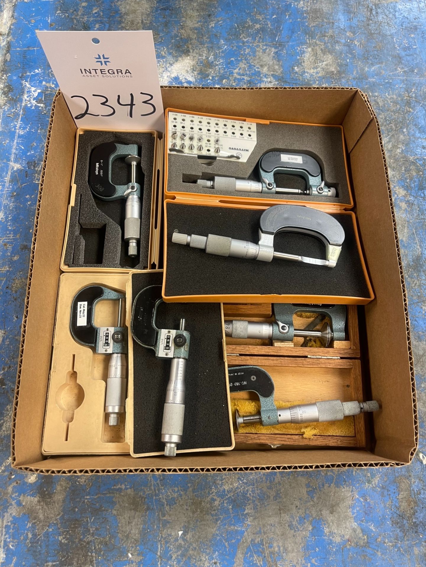 (7) Assorted Outside Micrometers