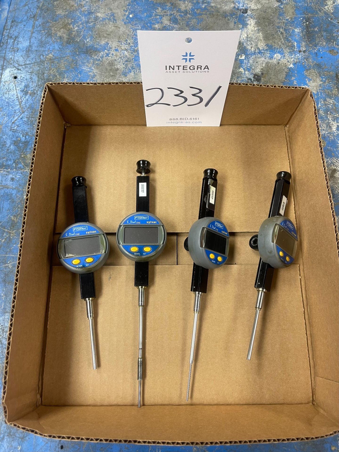 (4) Fowler Sylvac S Dial One Digital Indicators