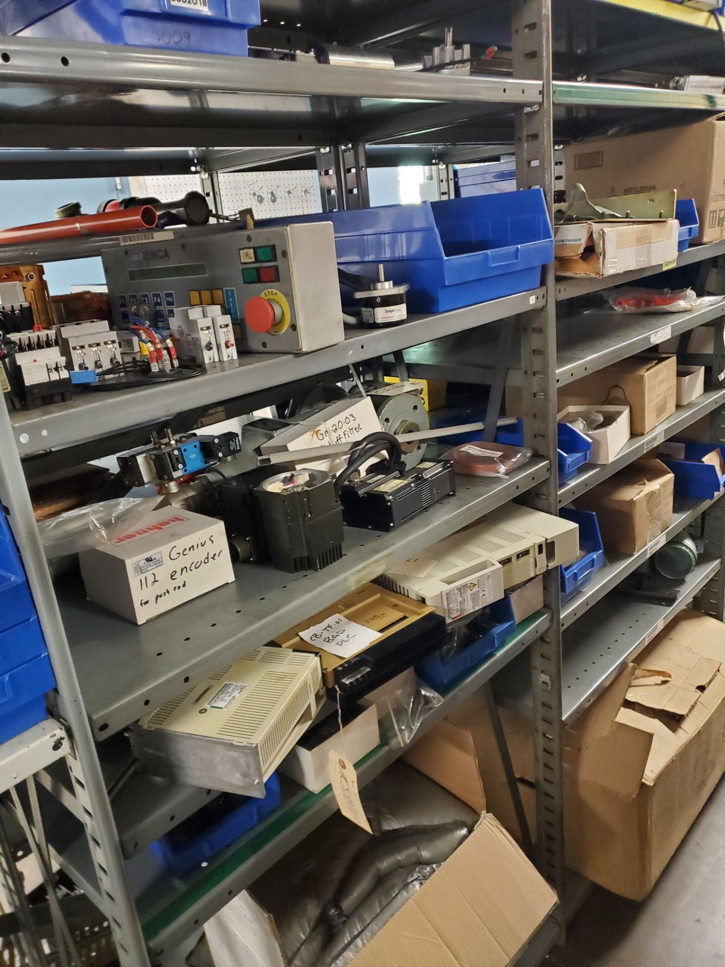 12-Sections of Metal Shelving w/ Contents of Machine Parts & Facility Maintenance - Image 6 of 7