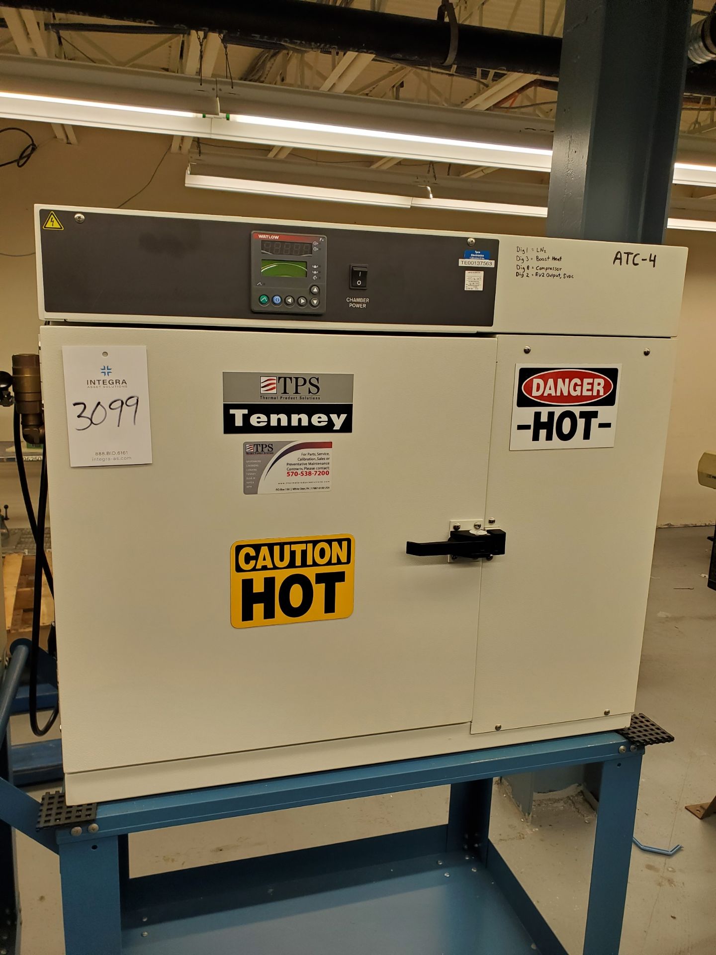 TPS/Tenney TJR Benchtop Temperature Test Chamber