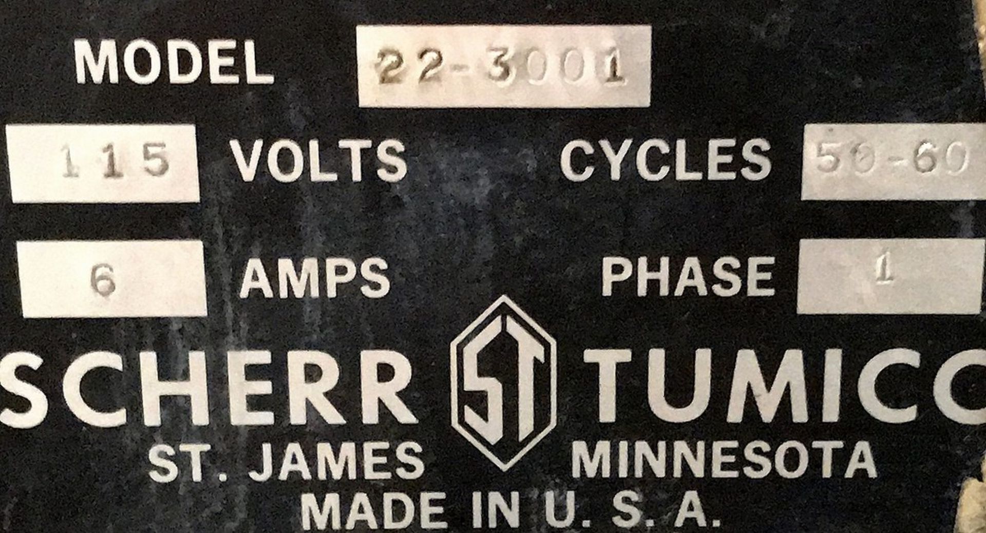 Scherr Tumico 22-3001 14" Optical Comparator, S/N 6844402 - Image 3 of 3