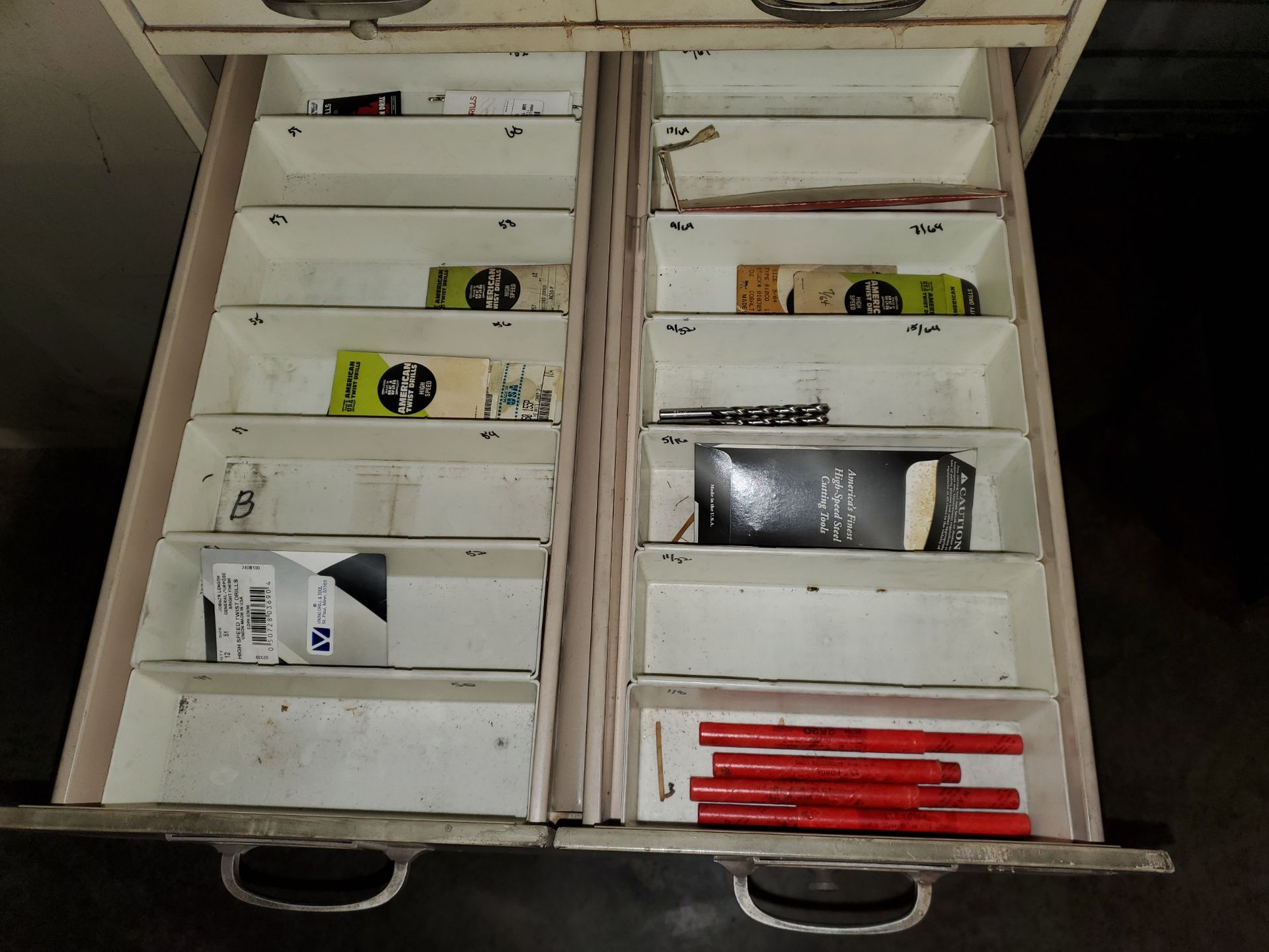 23" x 28.5" x 52"H 8-Drawer Cabinet w/ Contents - Image 4 of 6