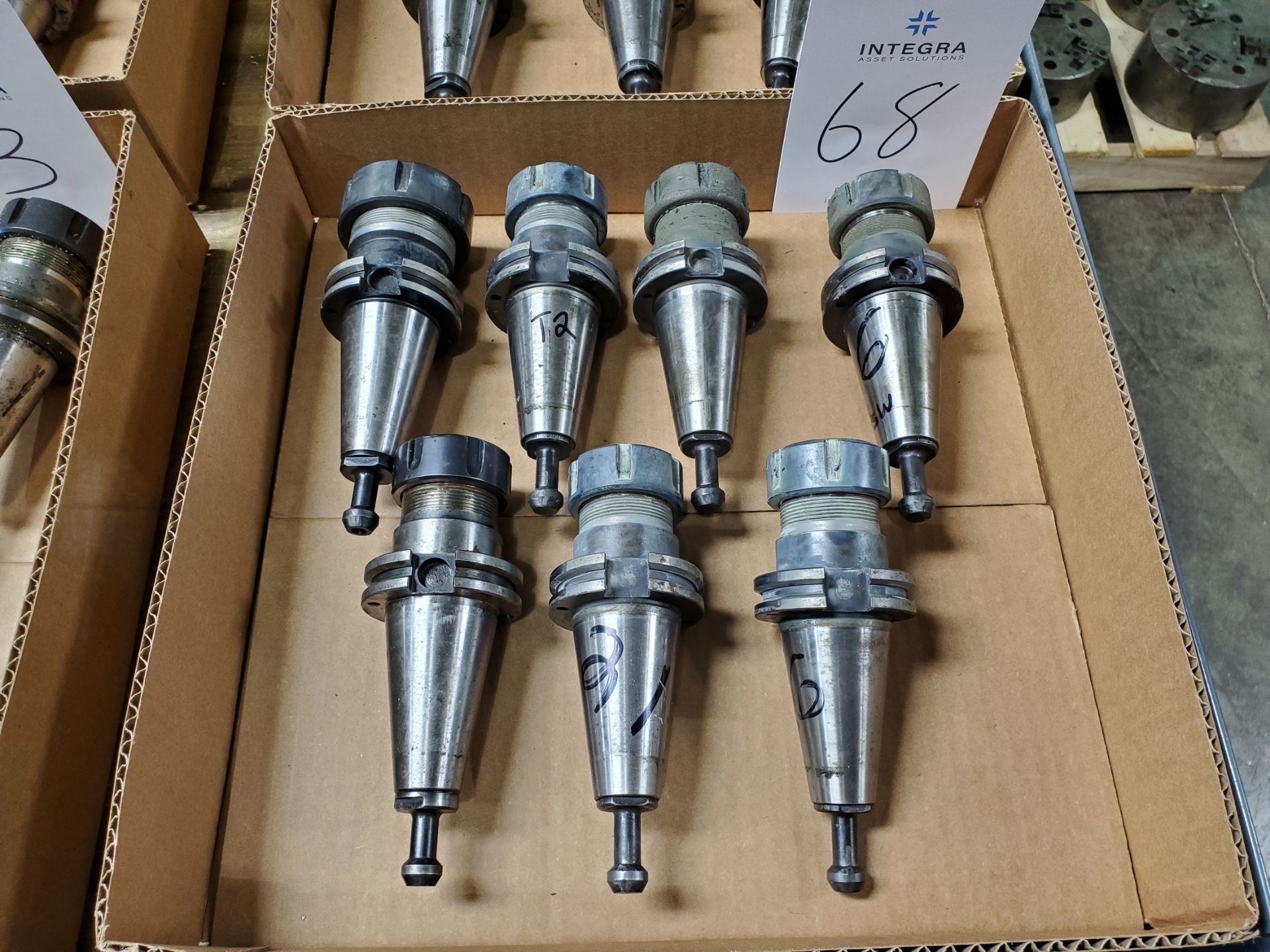 (7) CAT 40 Collet Chucks