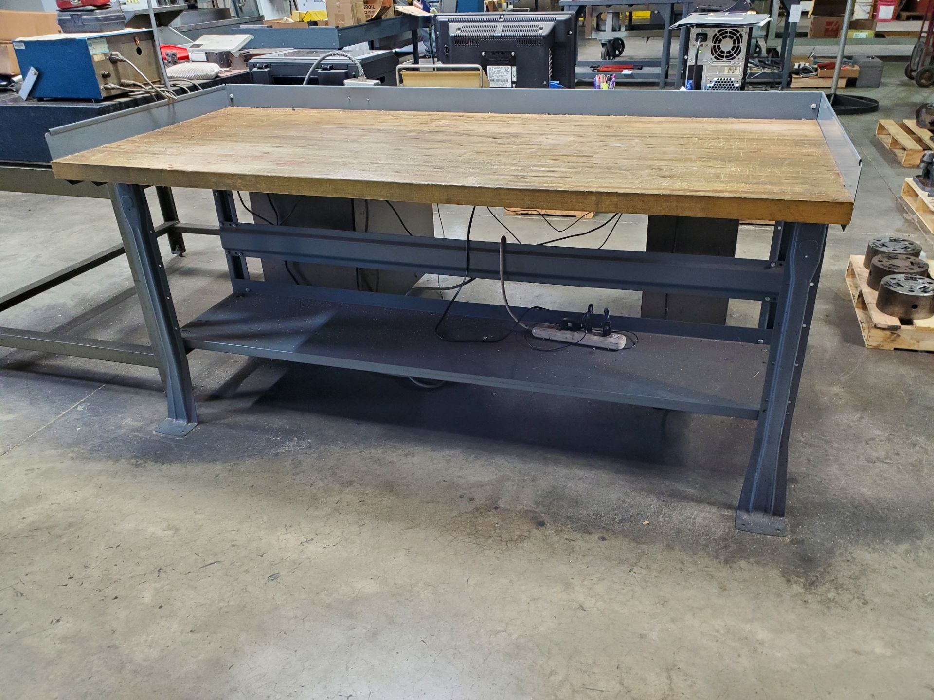 30" x 72" Wood Top Work Bench