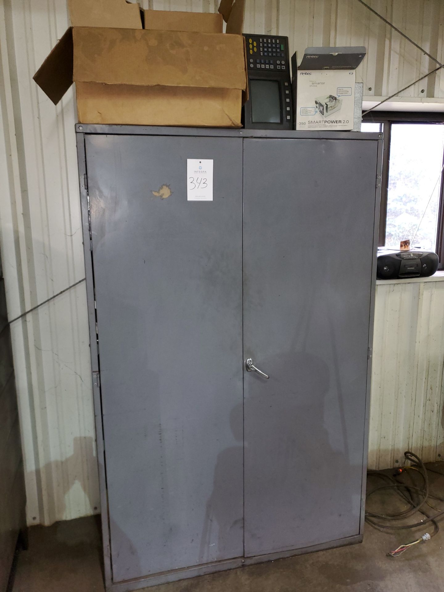 48" x 20" x 75"H 2-Door Steel Cabinet