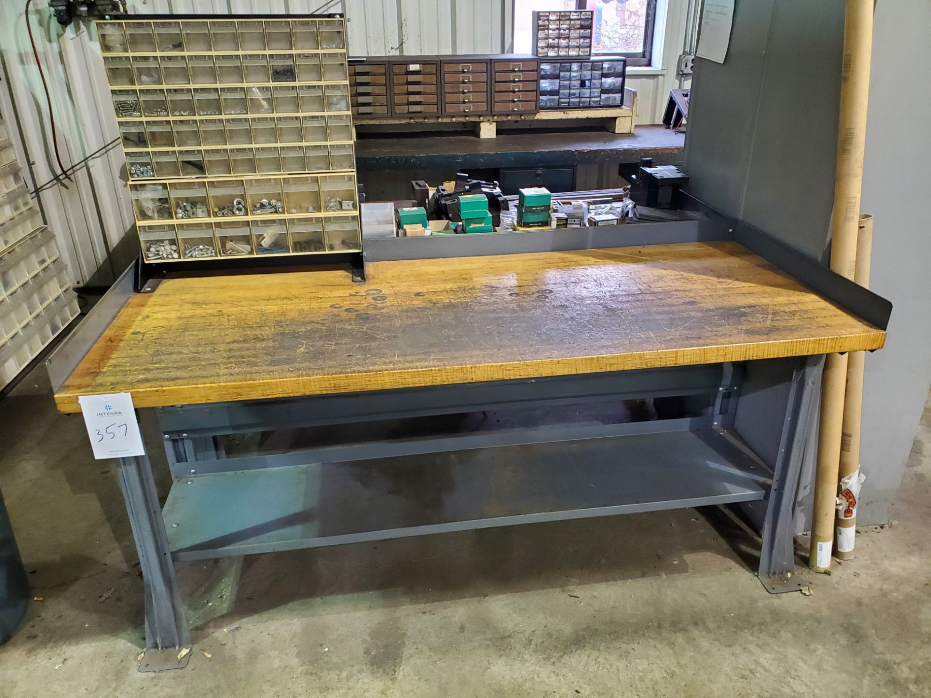 30" x 72" Wood Top Work Bench