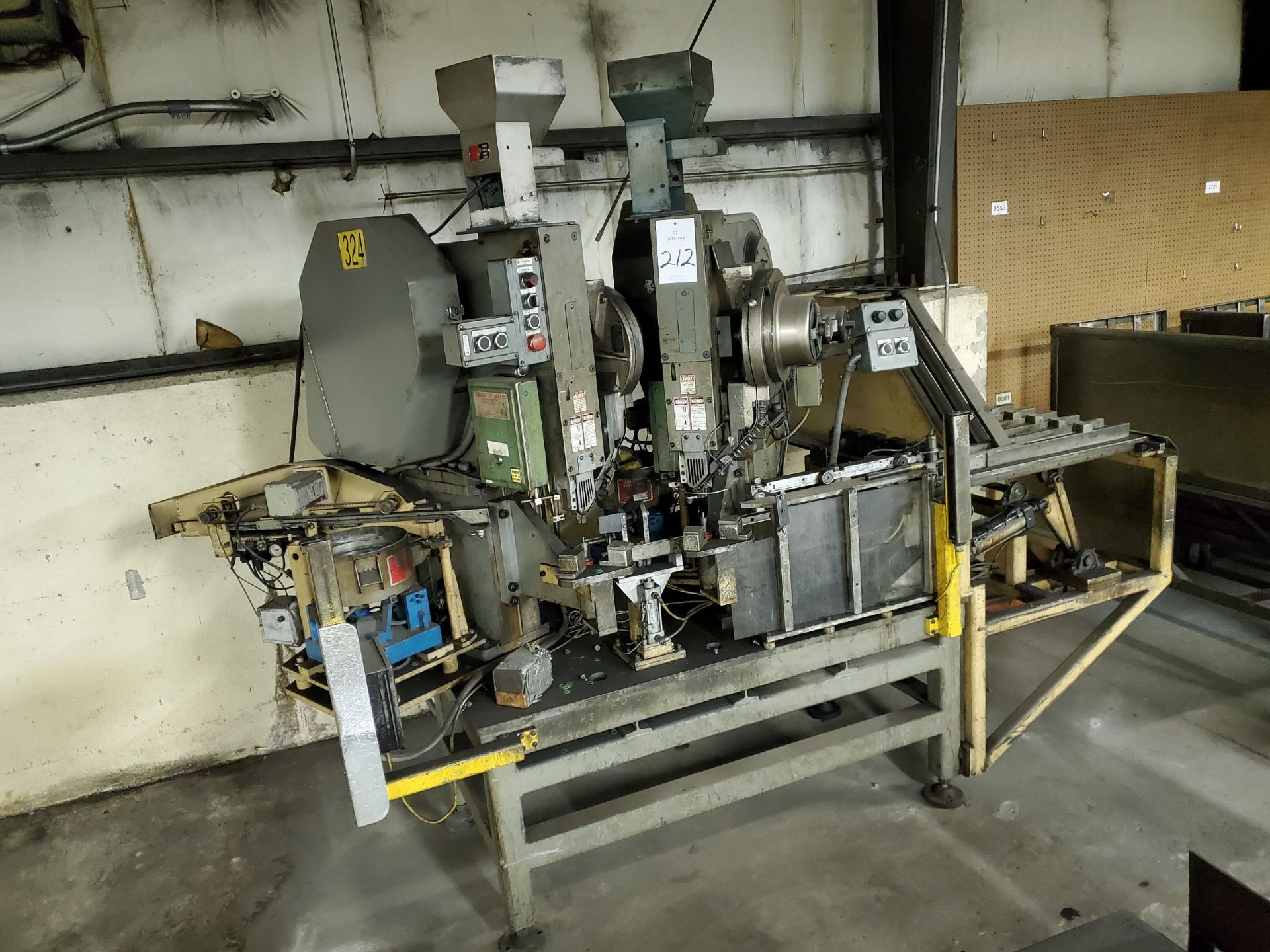 (2) National Rivet & Manufacturing, 1200 Rivet Machine with Rotary Feeder