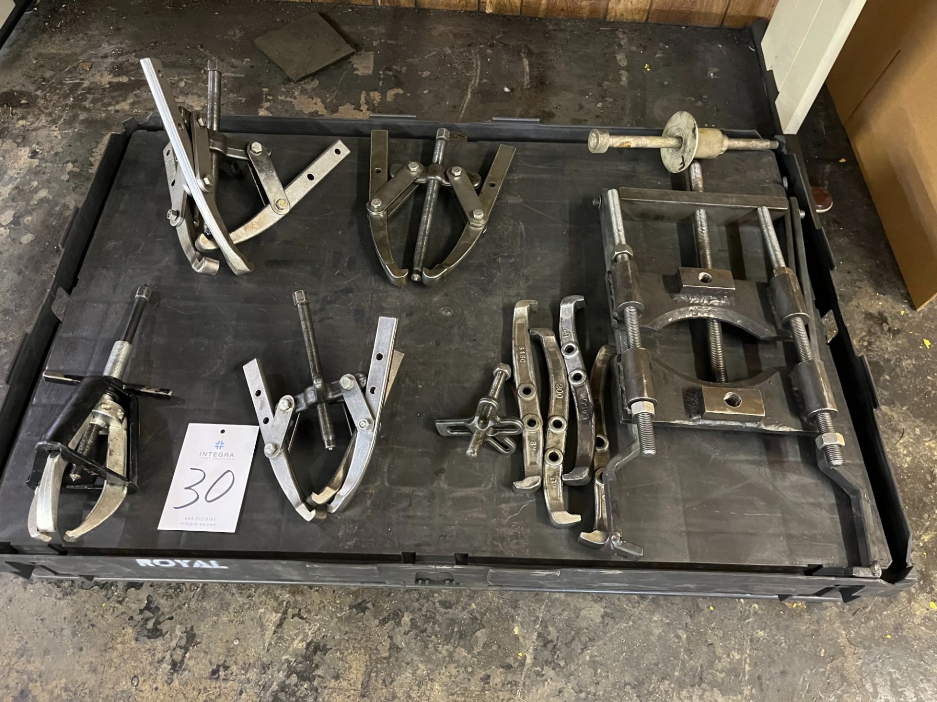 Pallet of Assorted Wheel Pullers and Bearing Separators