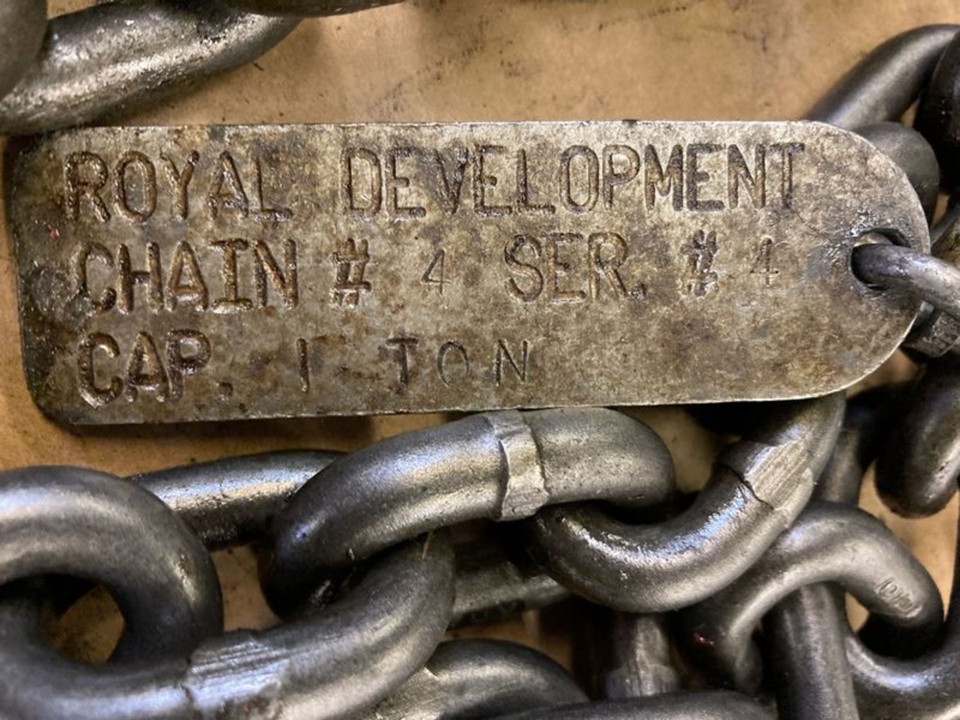 (7) 1 Ton Lifting Chains - Image 2 of 2
