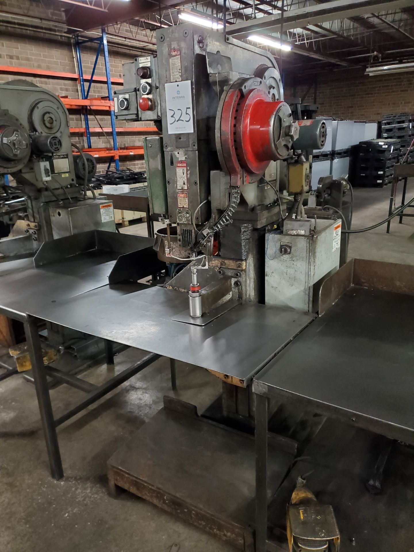 National Rivet & Manufacturing, 1200 Rivet Machine with Rotary Feeder