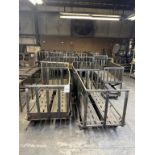 (14) Assorted Steel Material Carts