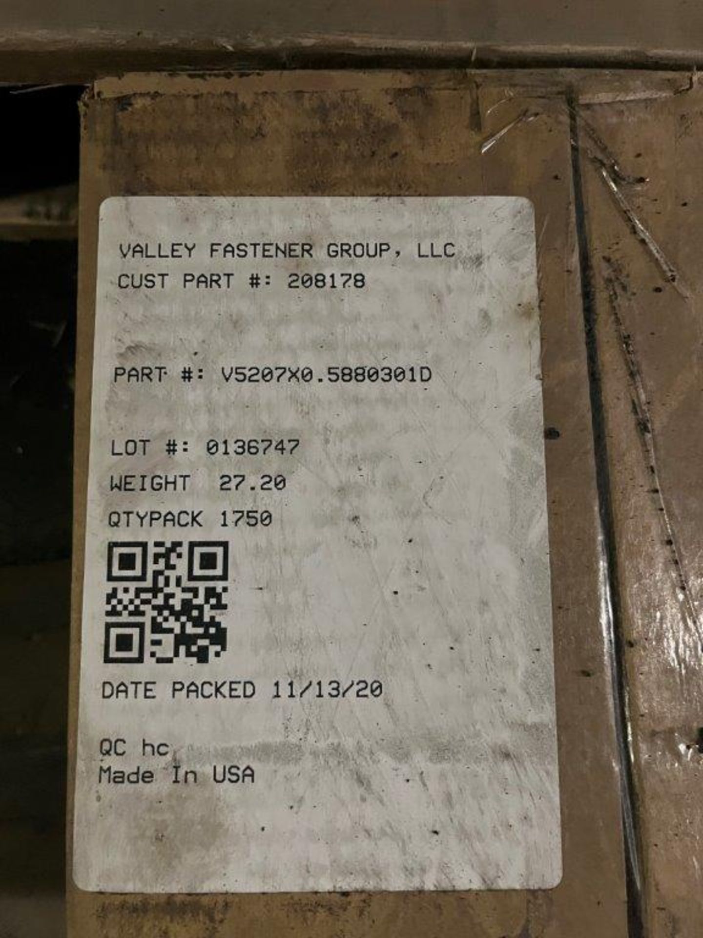 Approximately (15) Pallets of Assorted Valley Fastener Rivets - Image 4 of 6