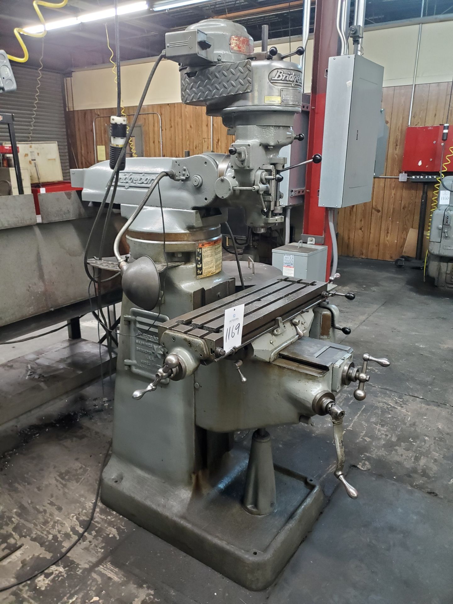 Bridgeport 1-HP Vertical Milling Machine - Image 2 of 2