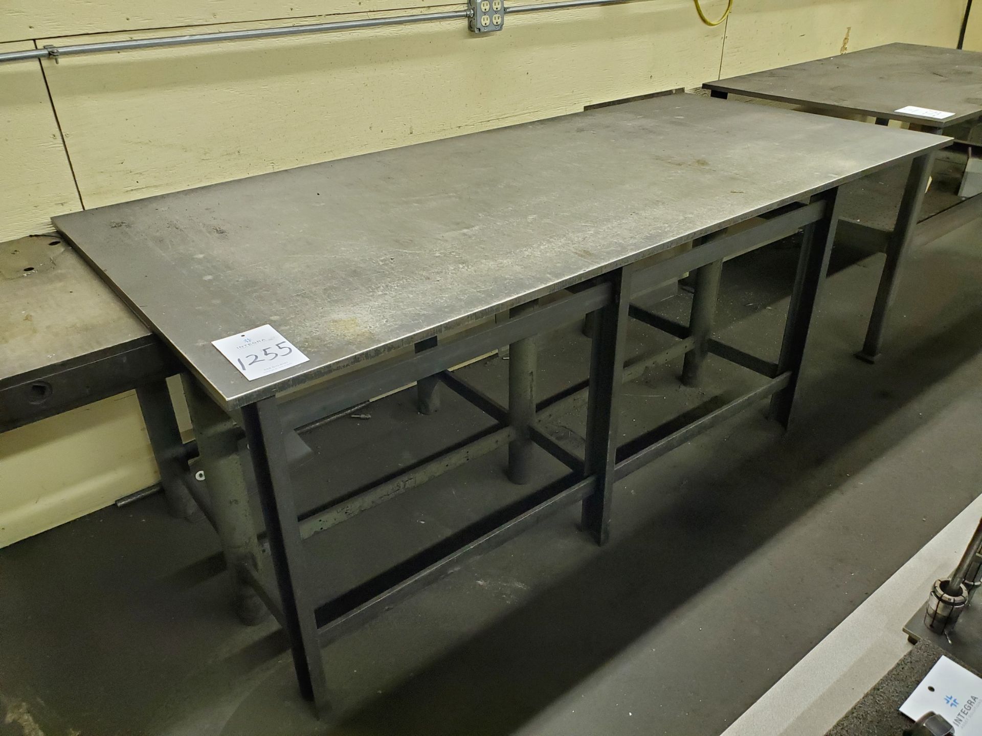40" x 90" x 3/4" Steel Table