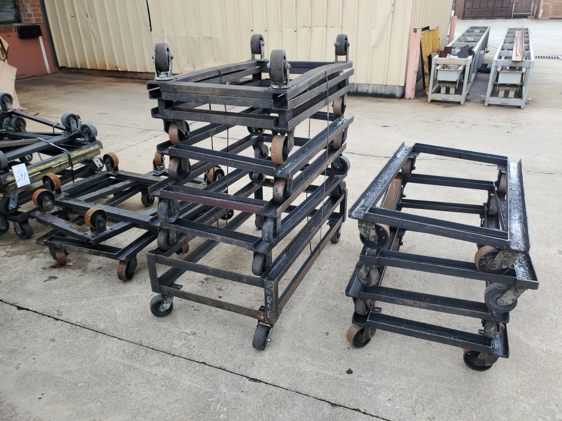 (20) Steel Fabricated Bin Carts, 26" x 48" - Image 2 of 2