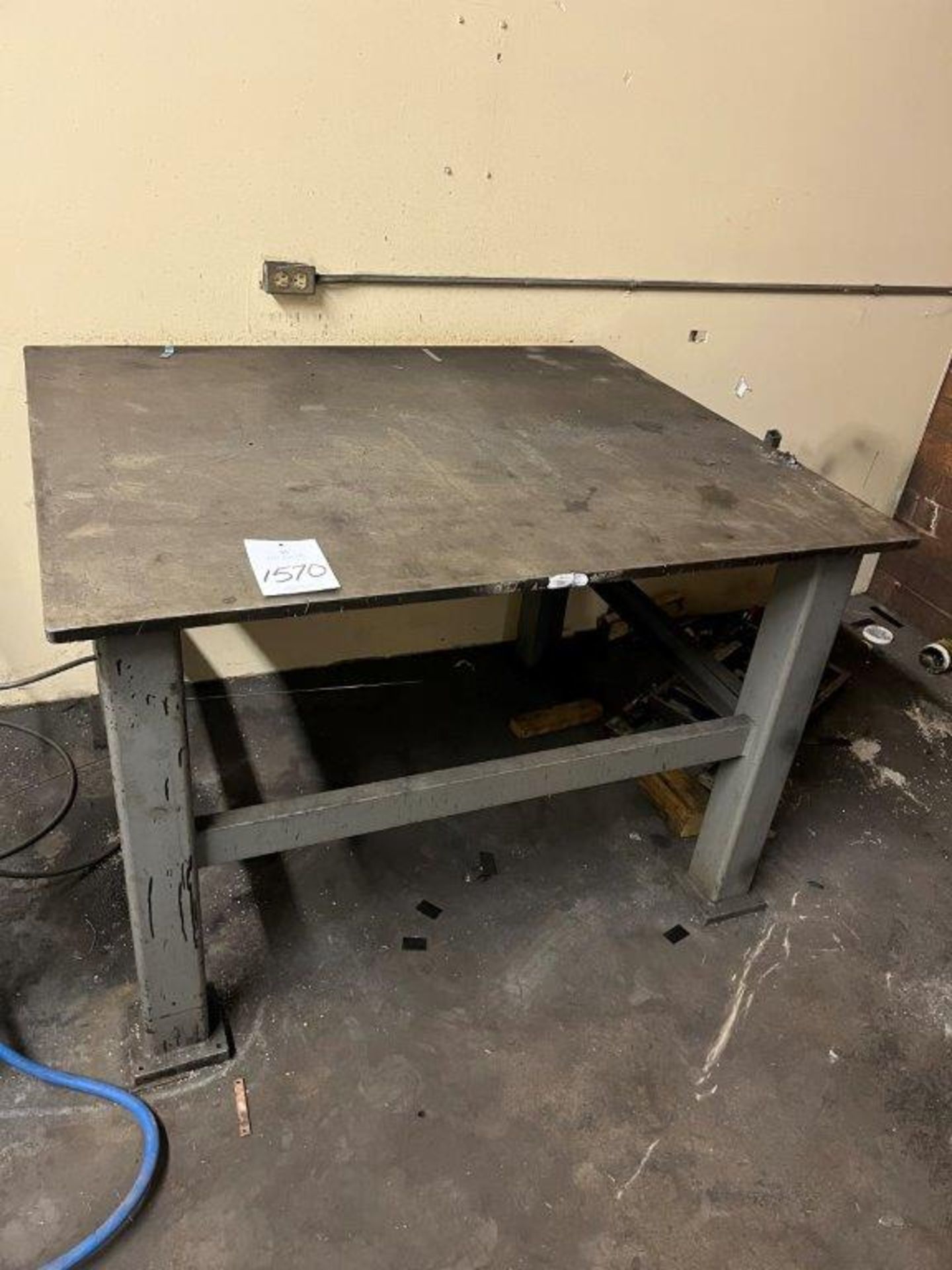 Steel Table, 53" x 45" x 7/8" Thick