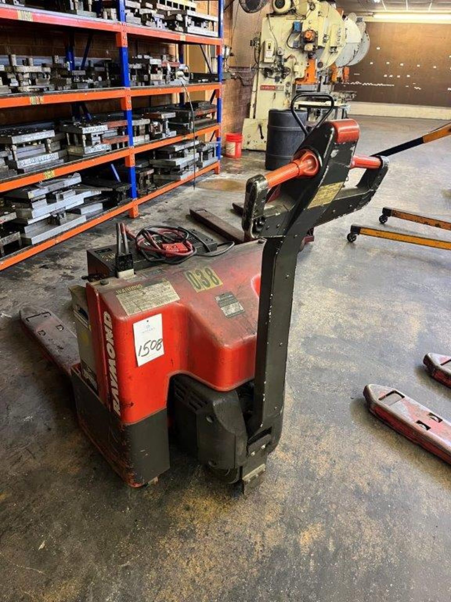 Raymond 101T-F40L 4,000-Lb Electric Walk Behind Pallet Jack