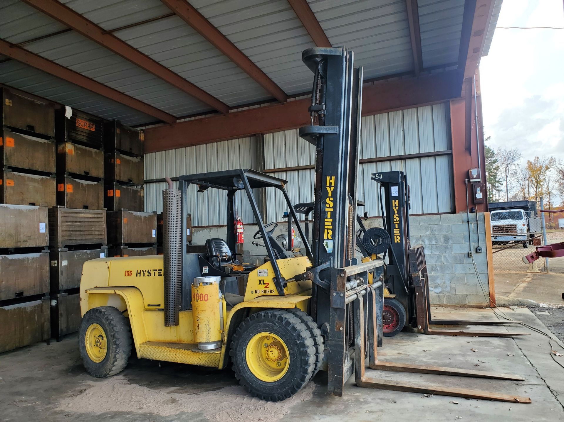 Hyster H155XL 12,000-Lb LPG Forklift Truck