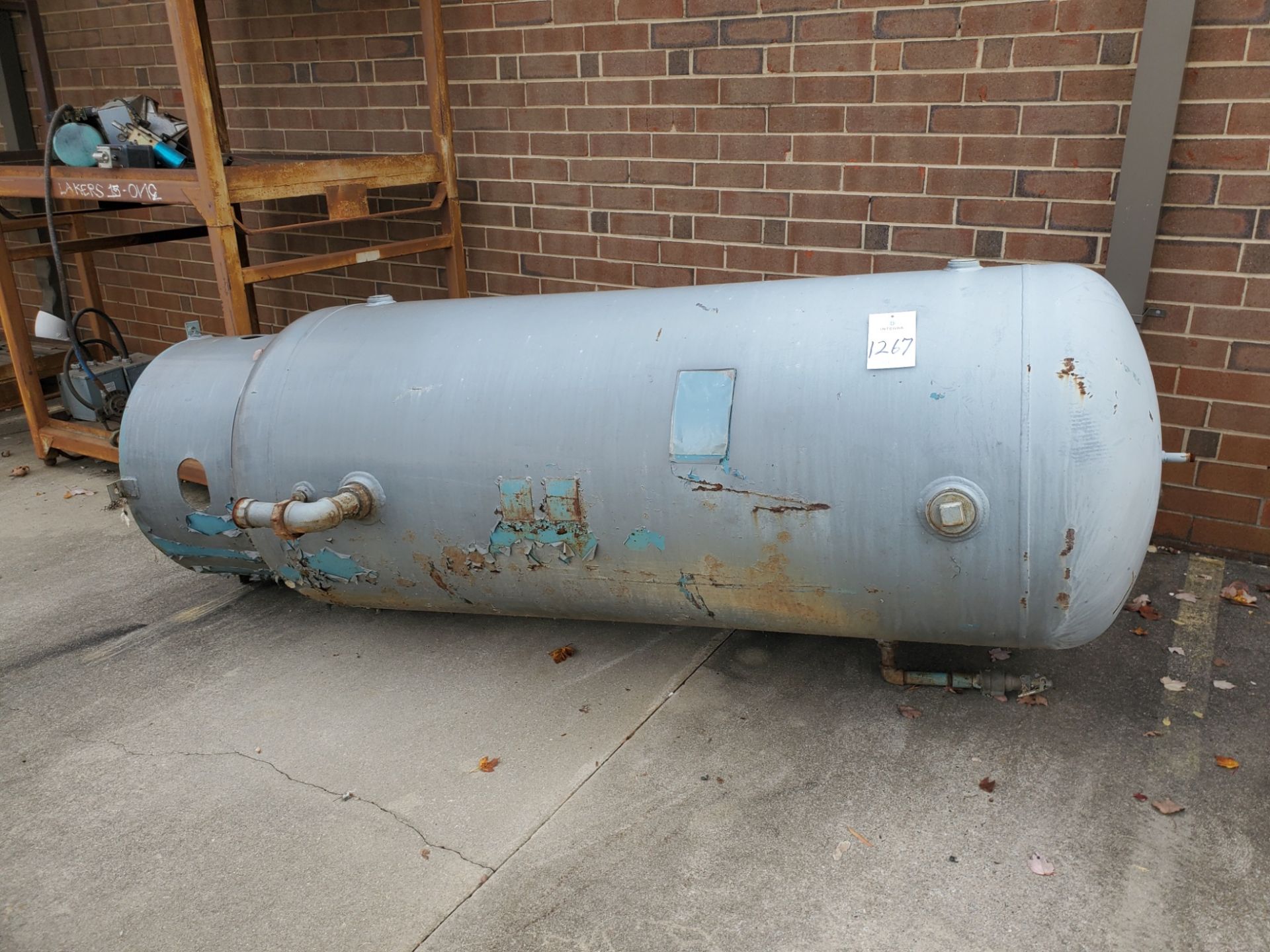 (2) Assorted Vertical Air Receiver Tanks