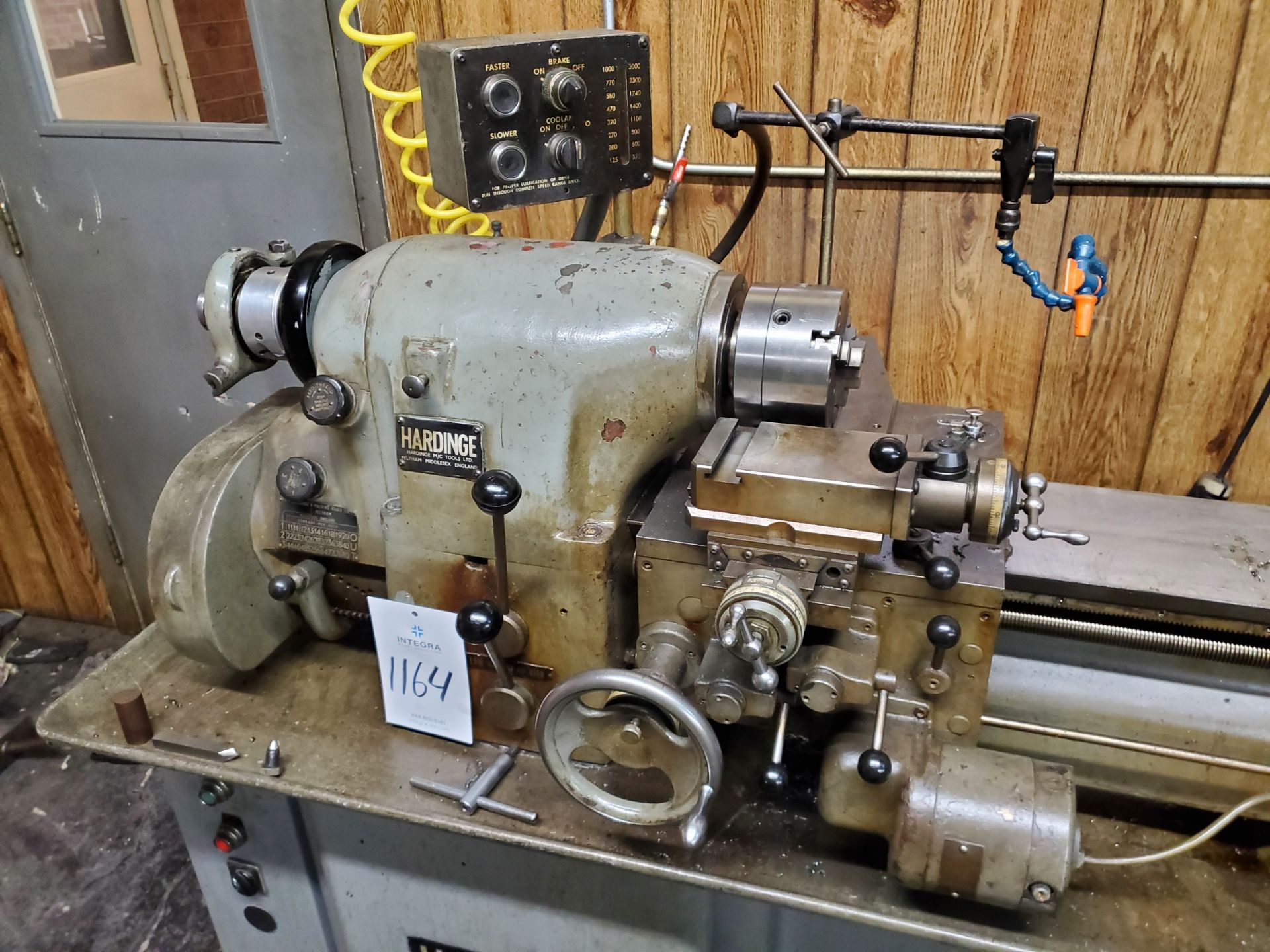 Hardinge HLV-H 11" x 20" Precision Tool Room Lathe - Image 2 of 3